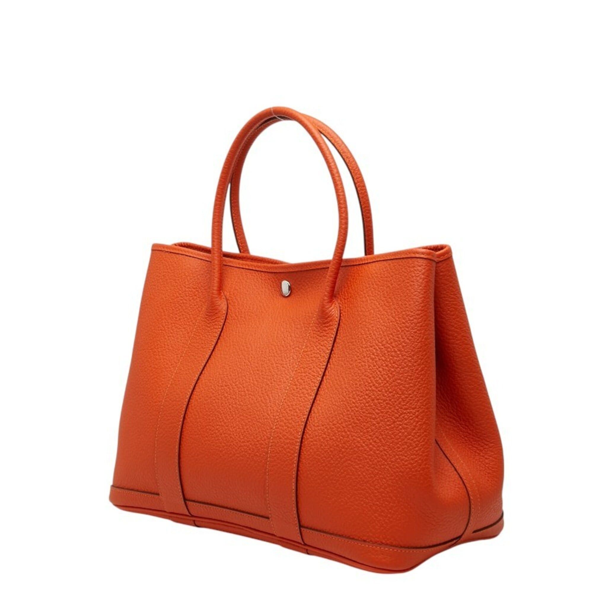 Hermes Hermes Garden Party PM Tote Bag Handbag Capucines Orange Country Women's HERMES Size ONE SIZE - 2 Thumbnail