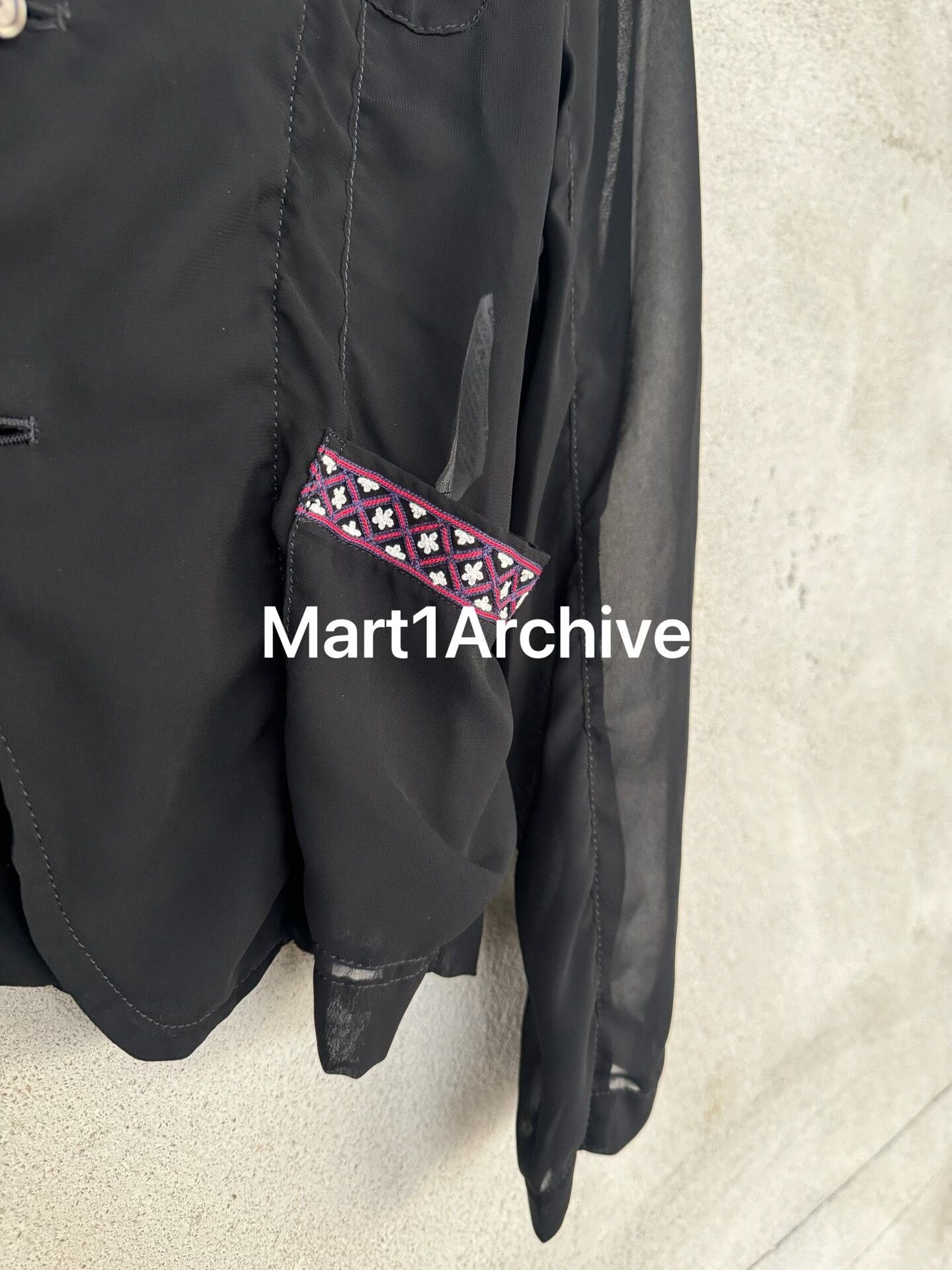 Comme des Garcons Comme des Garçons Embroidered Trim Jacket Size S Size S / US 4 / IT 40 - 4 Thumbnail