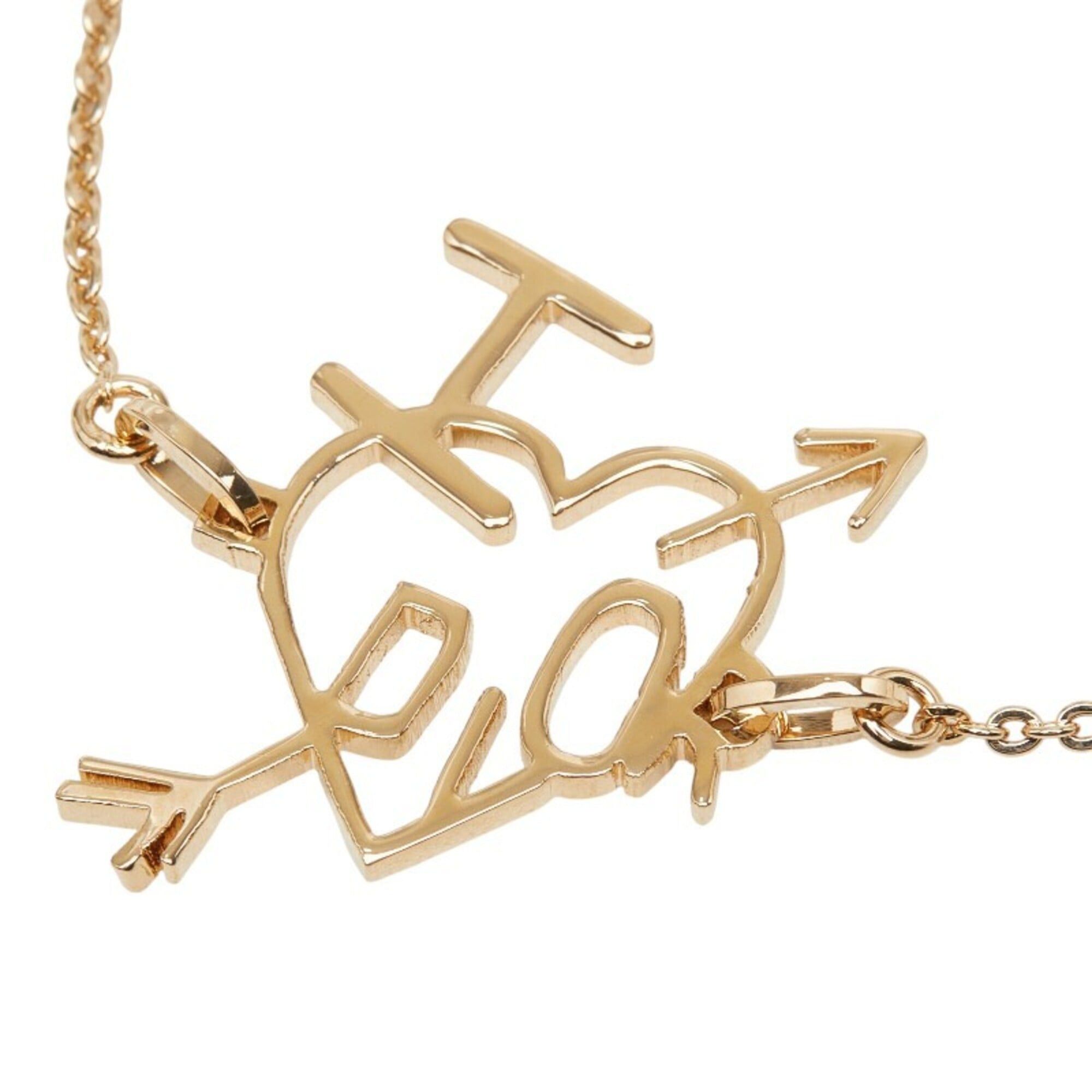 Dior Christian Dior Dior Heart Arrow Bracelet, Gold Plated, Women's Size ONE SIZE - 3 Thumbnail