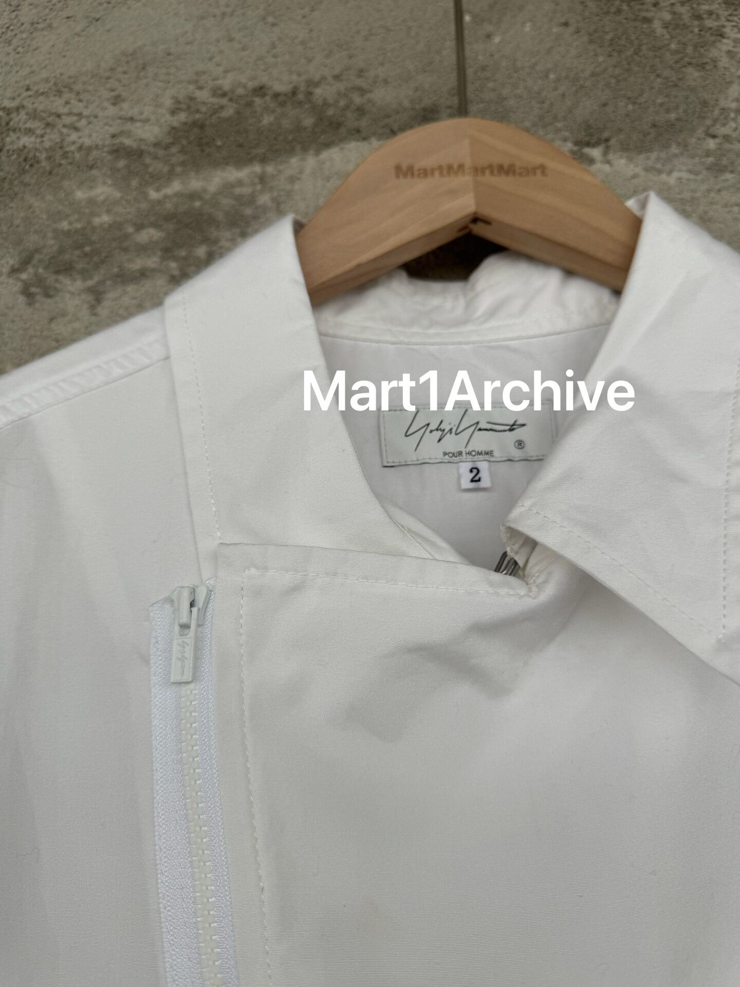 Yohji Yamamoto Yohji Yamamoto Pour Homme Zip Long Shirt Size M Size US M / EU 48-50 / 2 - 5 Thumbnail