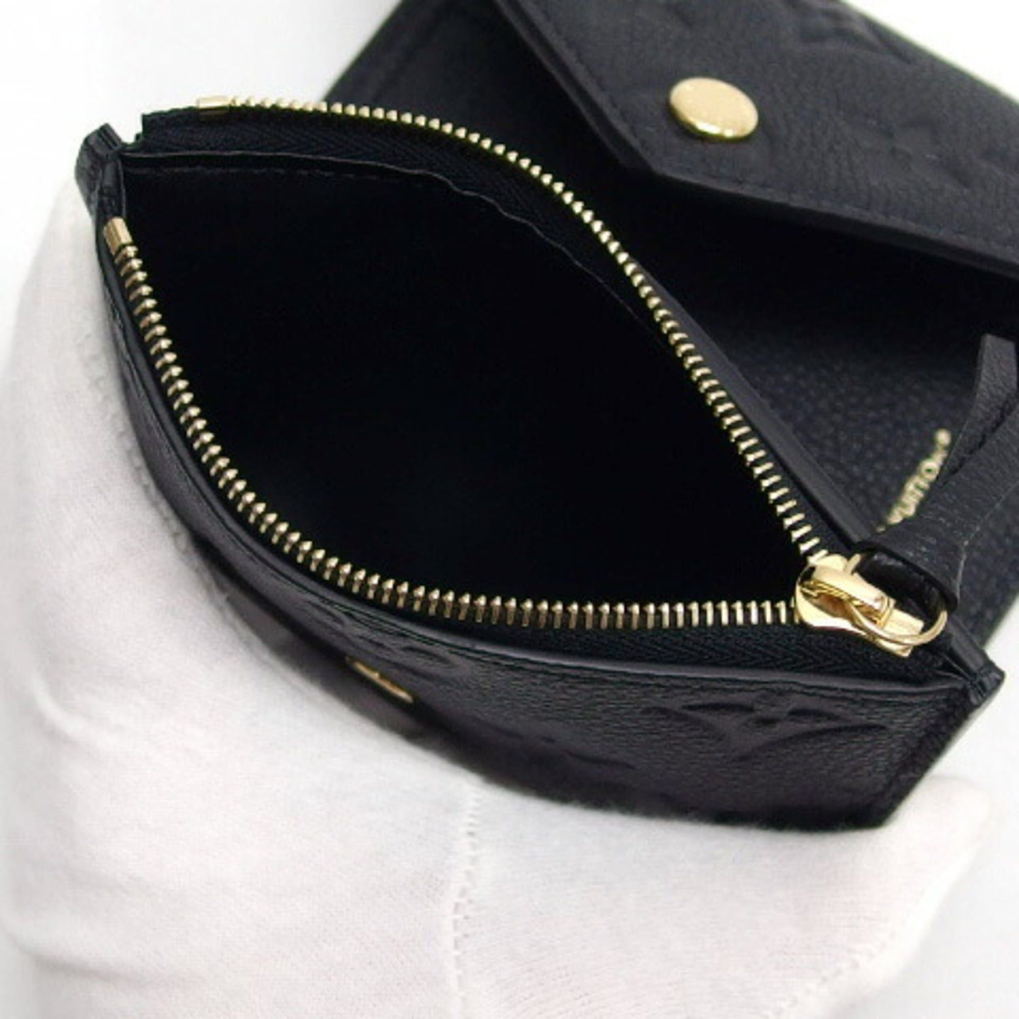 Louis Vuitton Louis Vuitton Monogram Empreinte Portefeuille Victorine, Black Size ONE SIZE - 7 Thumbnail