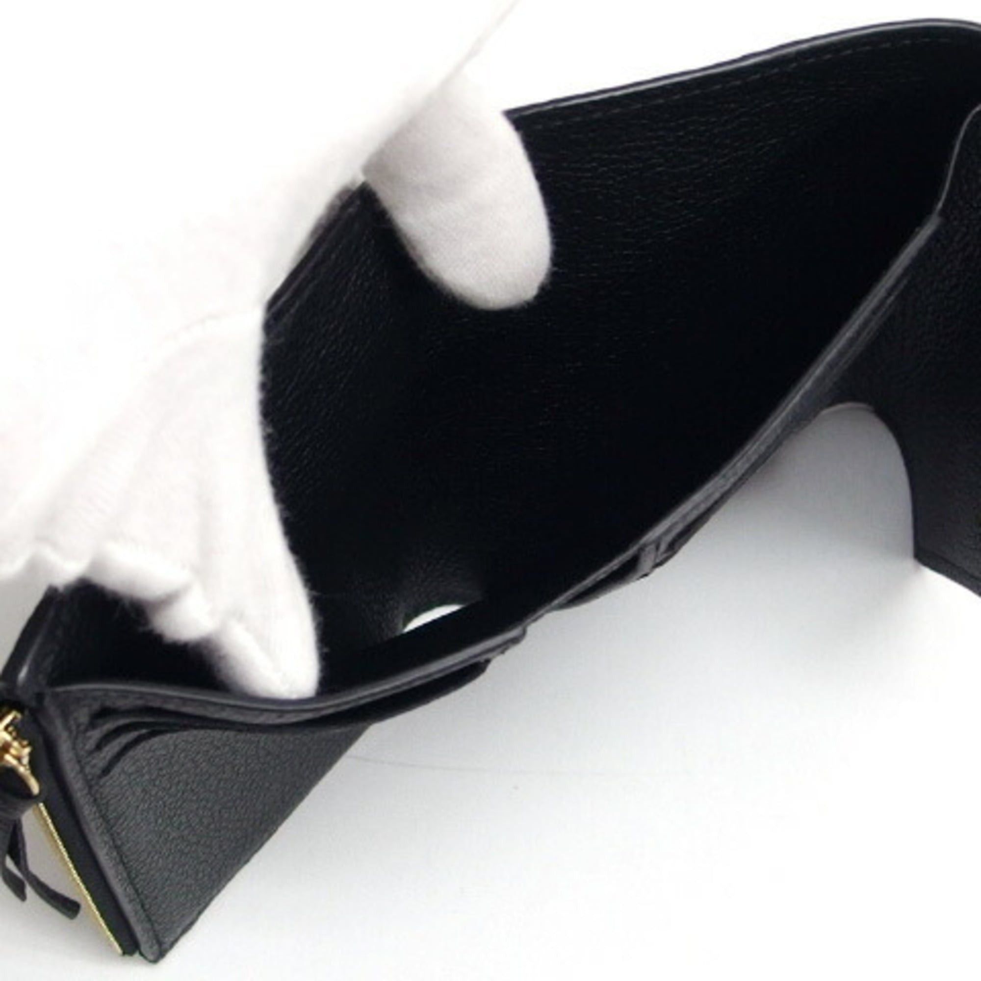 Louis Vuitton Louis Vuitton Monogram Empreinte Portefeuille Victorine, Black Size ONE SIZE - 8 Thumbnail