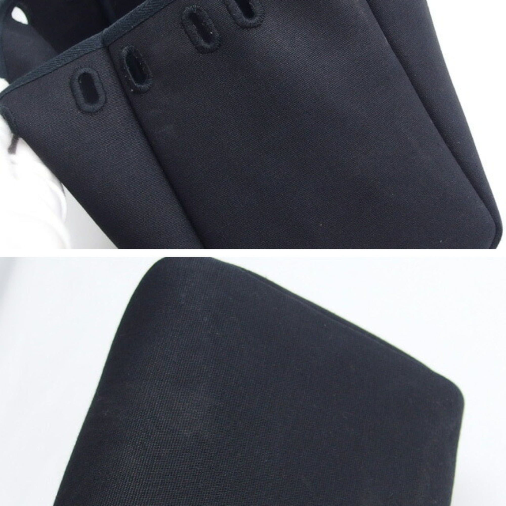 Hermes Hermes Herbag Cabas PM Tote Bag, Black/Beige Size ONE SIZE - 7 Thumbnail