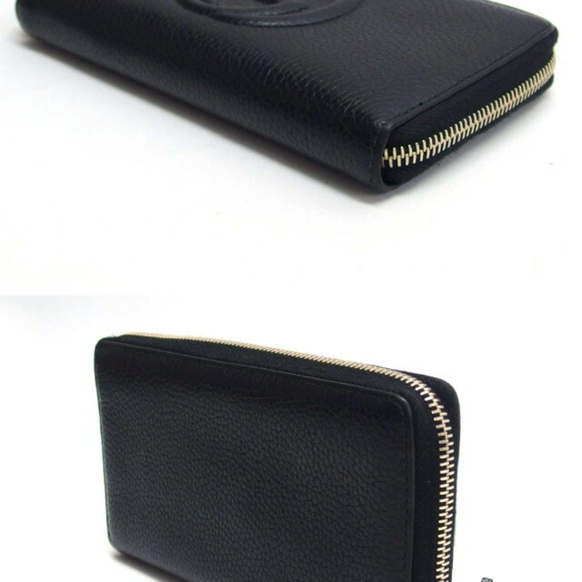 Gucci Gucci Soho Interlocking G Round Long Wallet, Black Size ONE SIZE - 3 Thumbnail