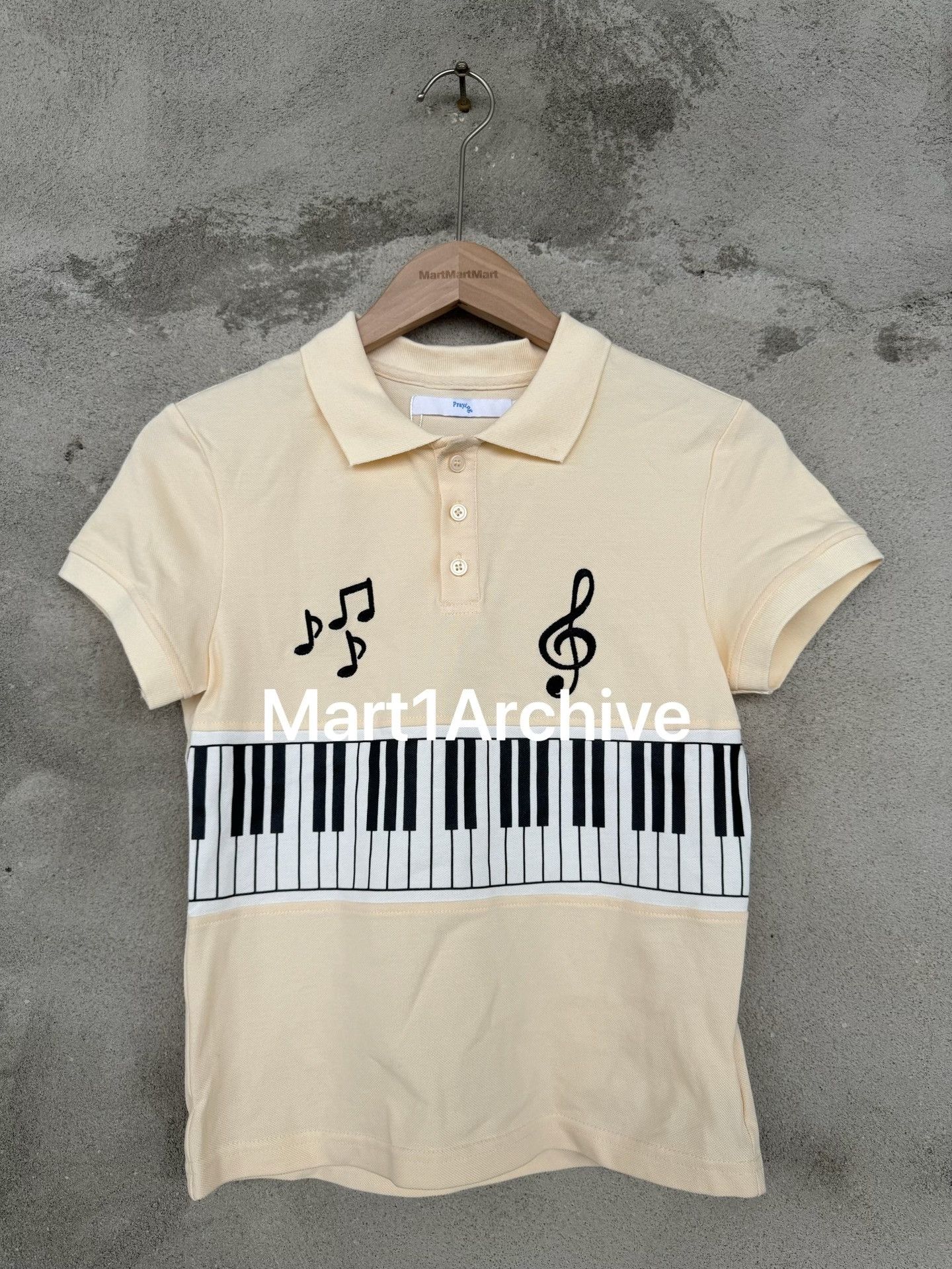 Praying Praying Piano Keys Polo Size L Size L / US 10 / IT 46 - 2 Thumbnail
