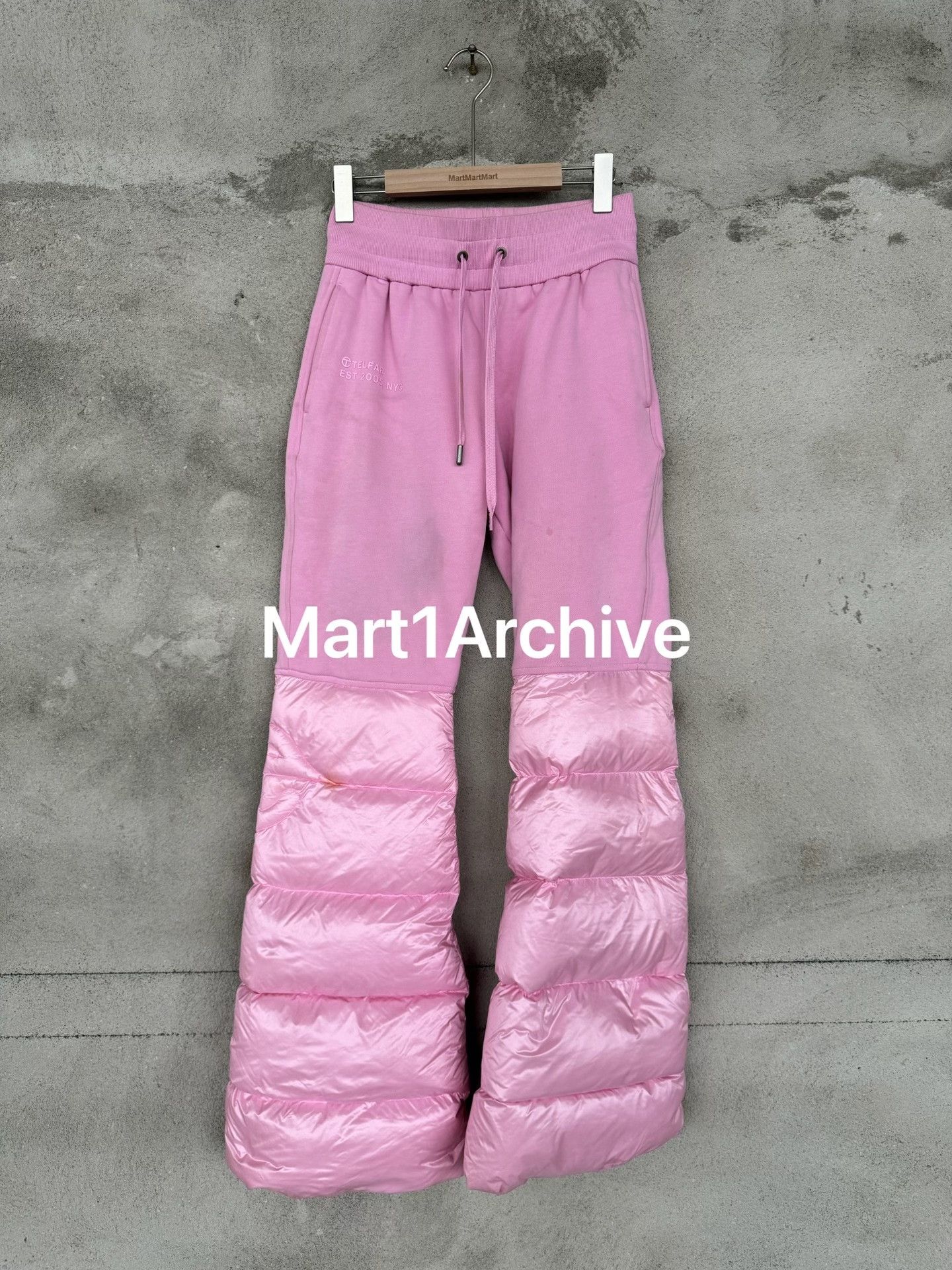 Telfar Telfar Pink Puffer Panel Sweatpants Size XS Size US 28 / EU 44 - 2 Thumbnail