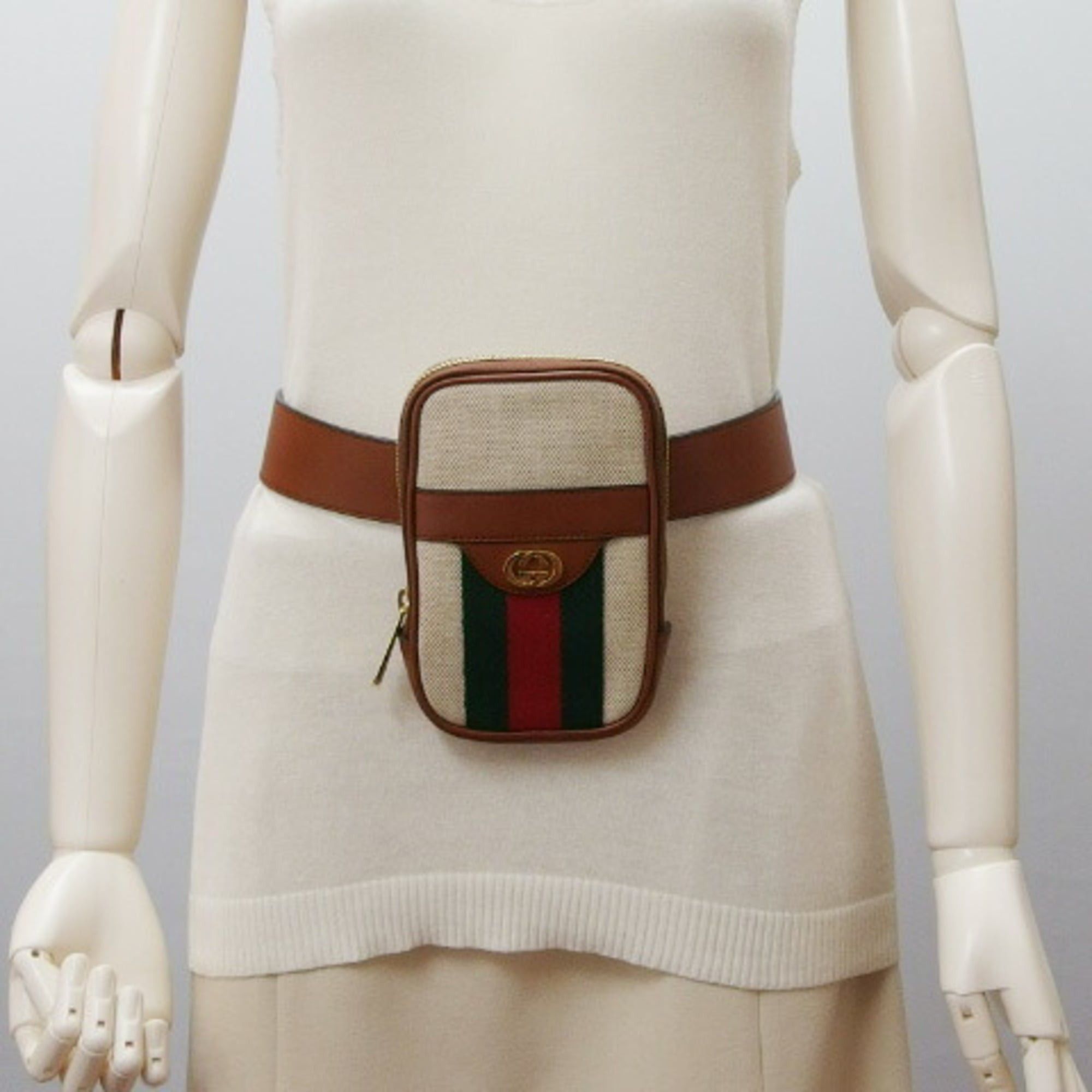 Gucci Gucci Sherry Line Double G Belt Bag/Pouch, Size 80 Size ONE SIZE - 3 Thumbnail