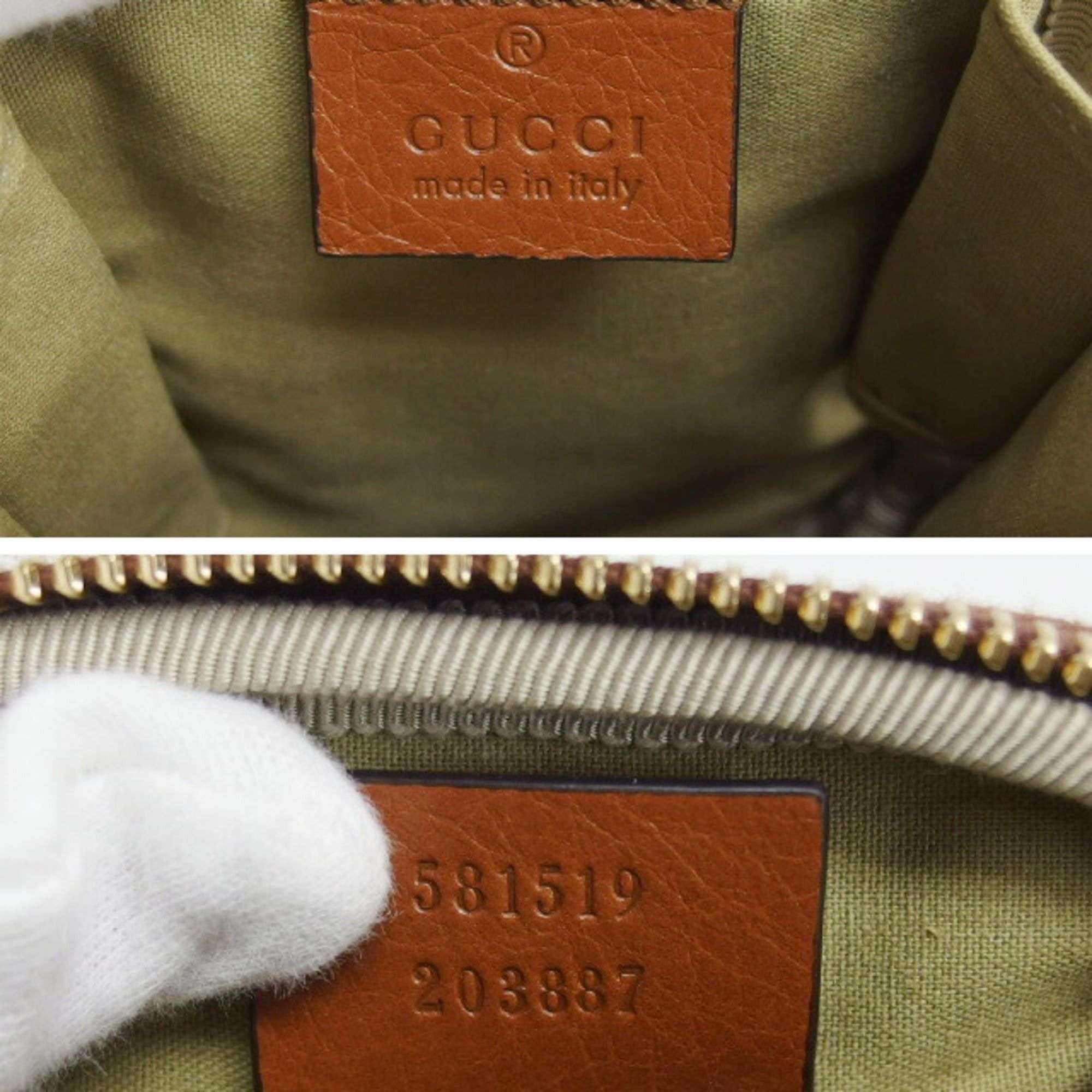 Gucci Gucci Sherry Line Double G Belt Bag/Pouch, Size 80 Size ONE SIZE - 7 Thumbnail