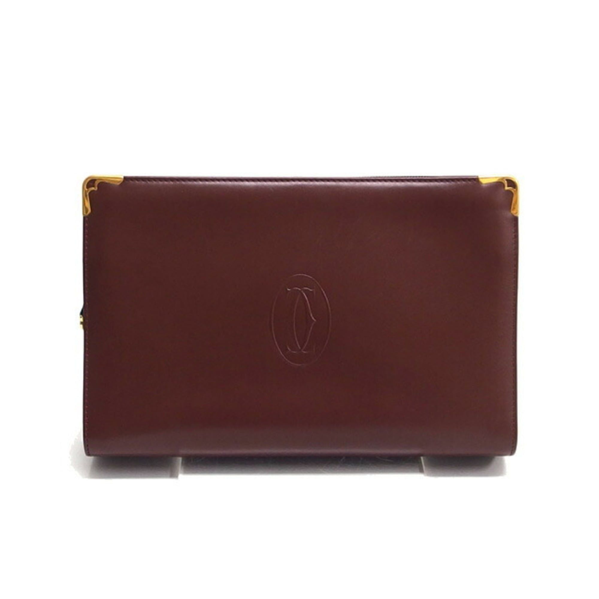 Cartier Cartier Must Line Clutch Bag, Second Bordeaux (Deep Red) Size ONE SIZE - 2 Thumbnail