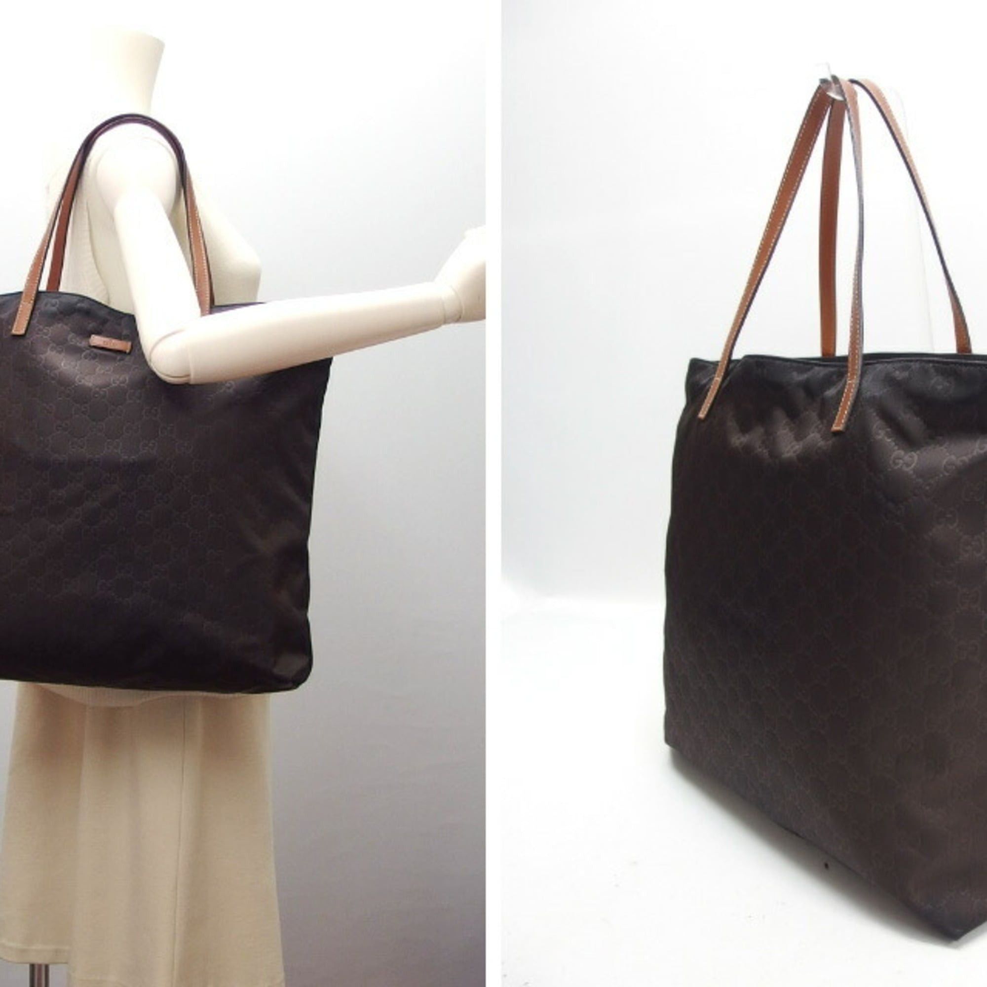 Gucci Gucci GG pattern nylon tote bag 295252 Size ONE SIZE - 3 Thumbnail