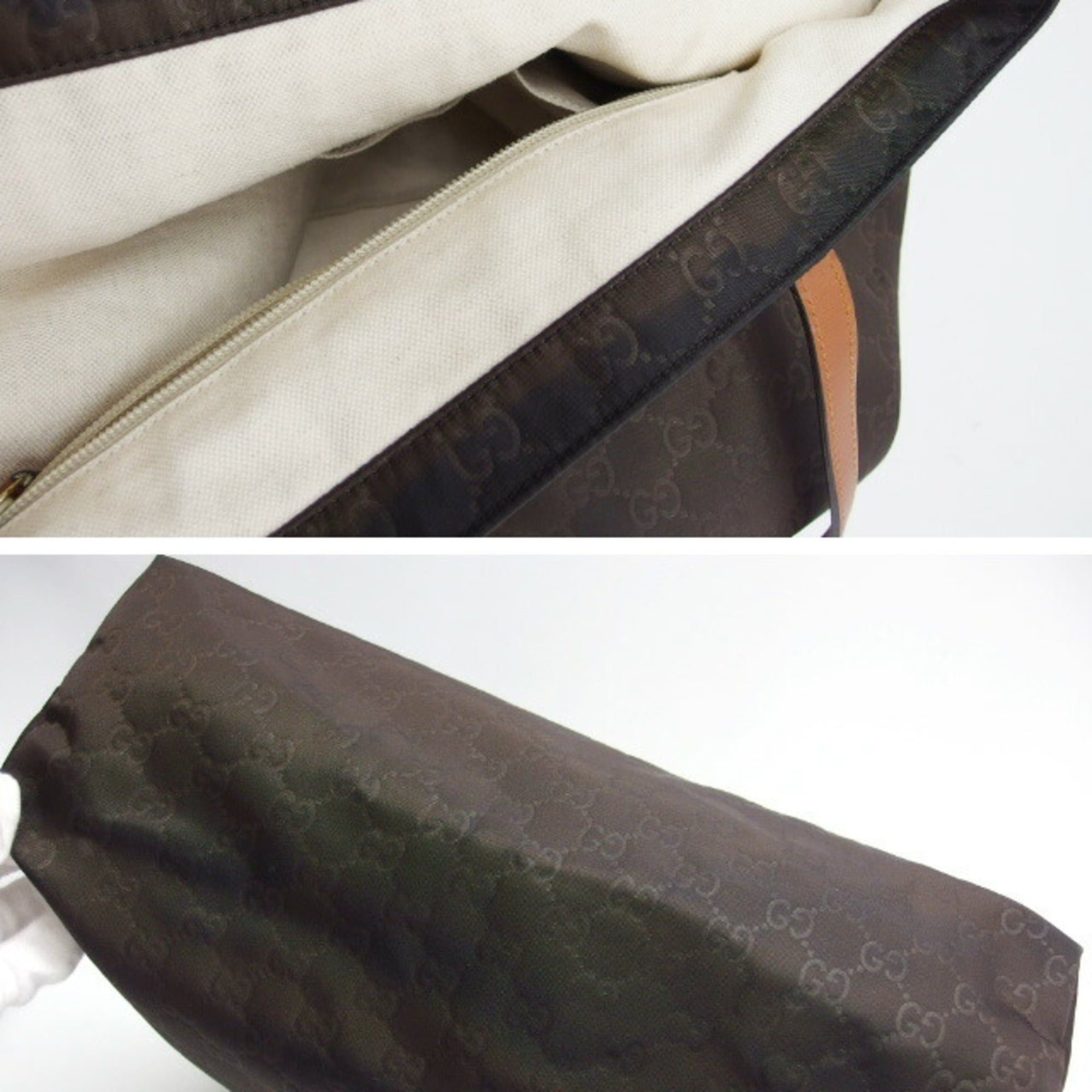 Gucci Gucci GG pattern nylon tote bag 295252 Size ONE SIZE - 8 Thumbnail