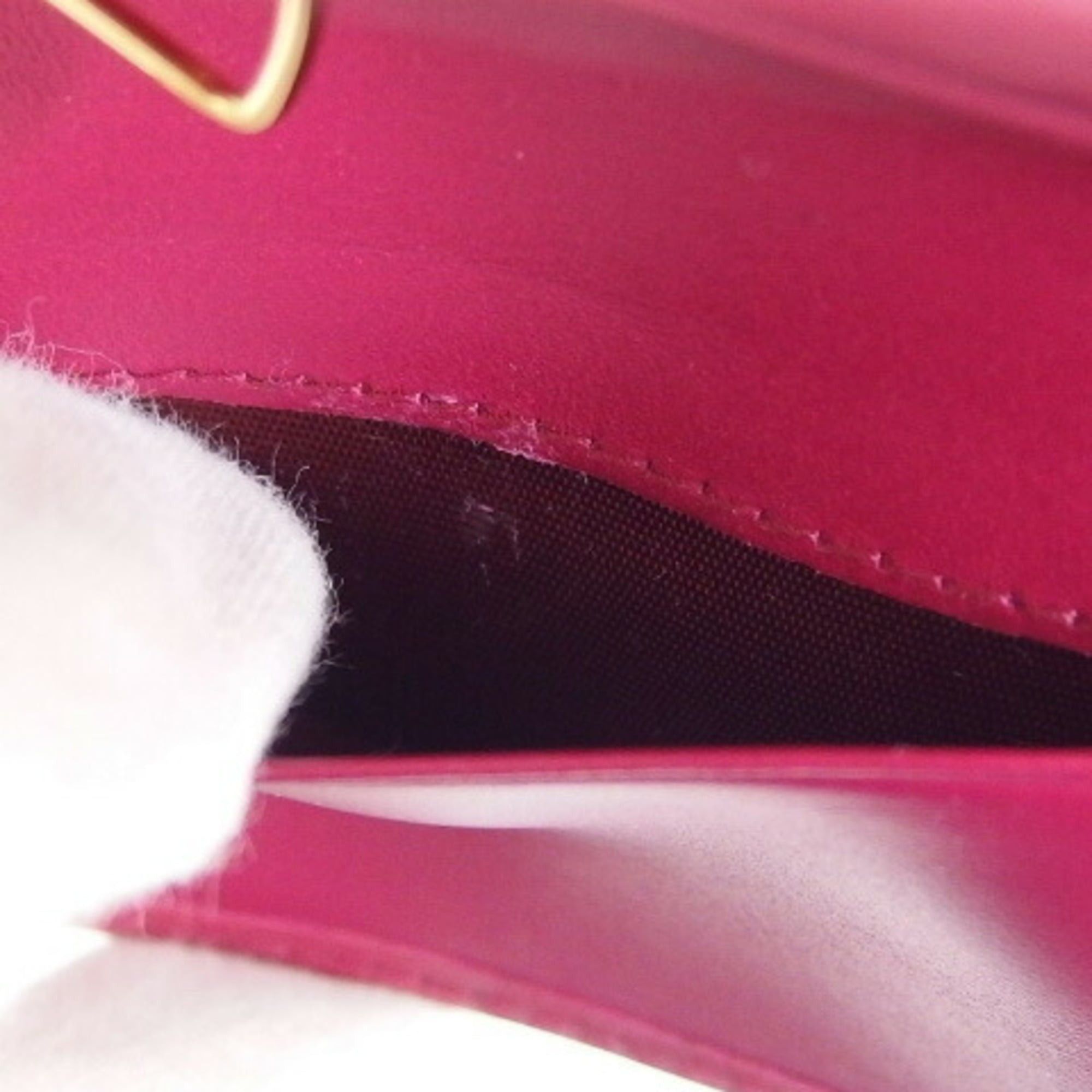 Prada Prada Vitello Move Metal Tri-fold 6-Key Case, Pink Size ONE SIZE - 11 Thumbnail