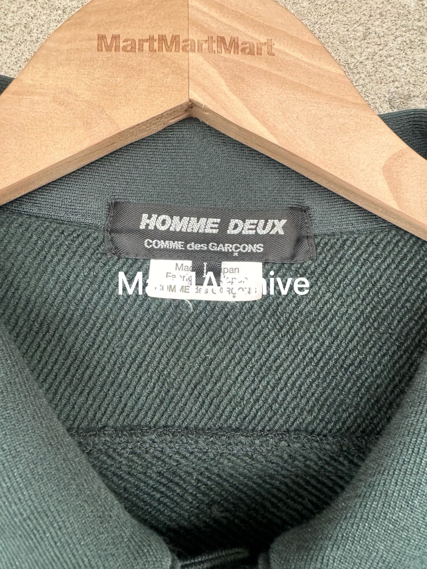 Comme des Garcons Comme Des Garçons Homme Deux Green Jacket Size L Size US L / EU 52-54 / 3 - 6 Thumbnail