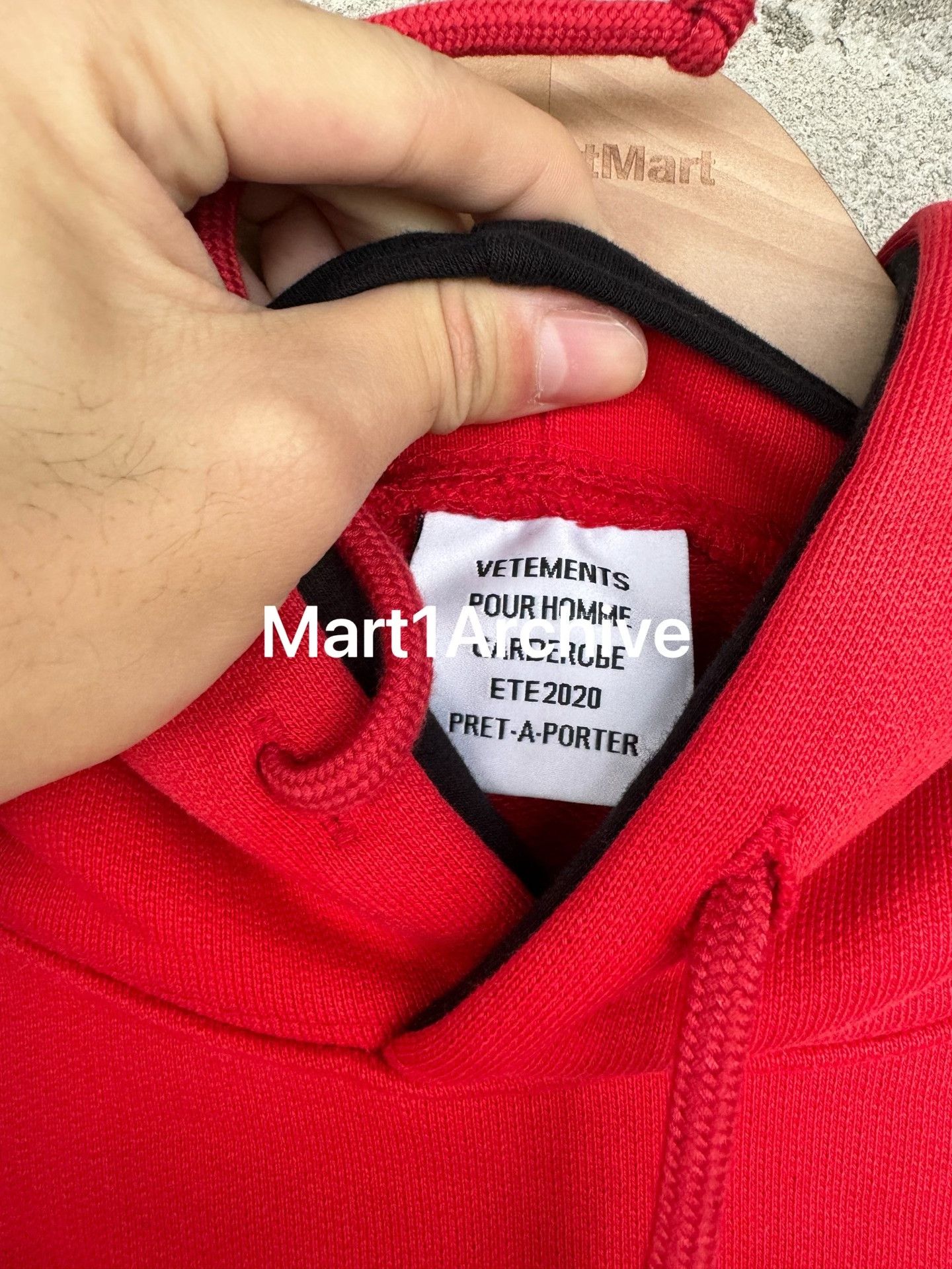 Vetements Vetements Two-Tone Mask Hoodie Size M Size US M / EU 48-50 / 2 - 6 Thumbnail