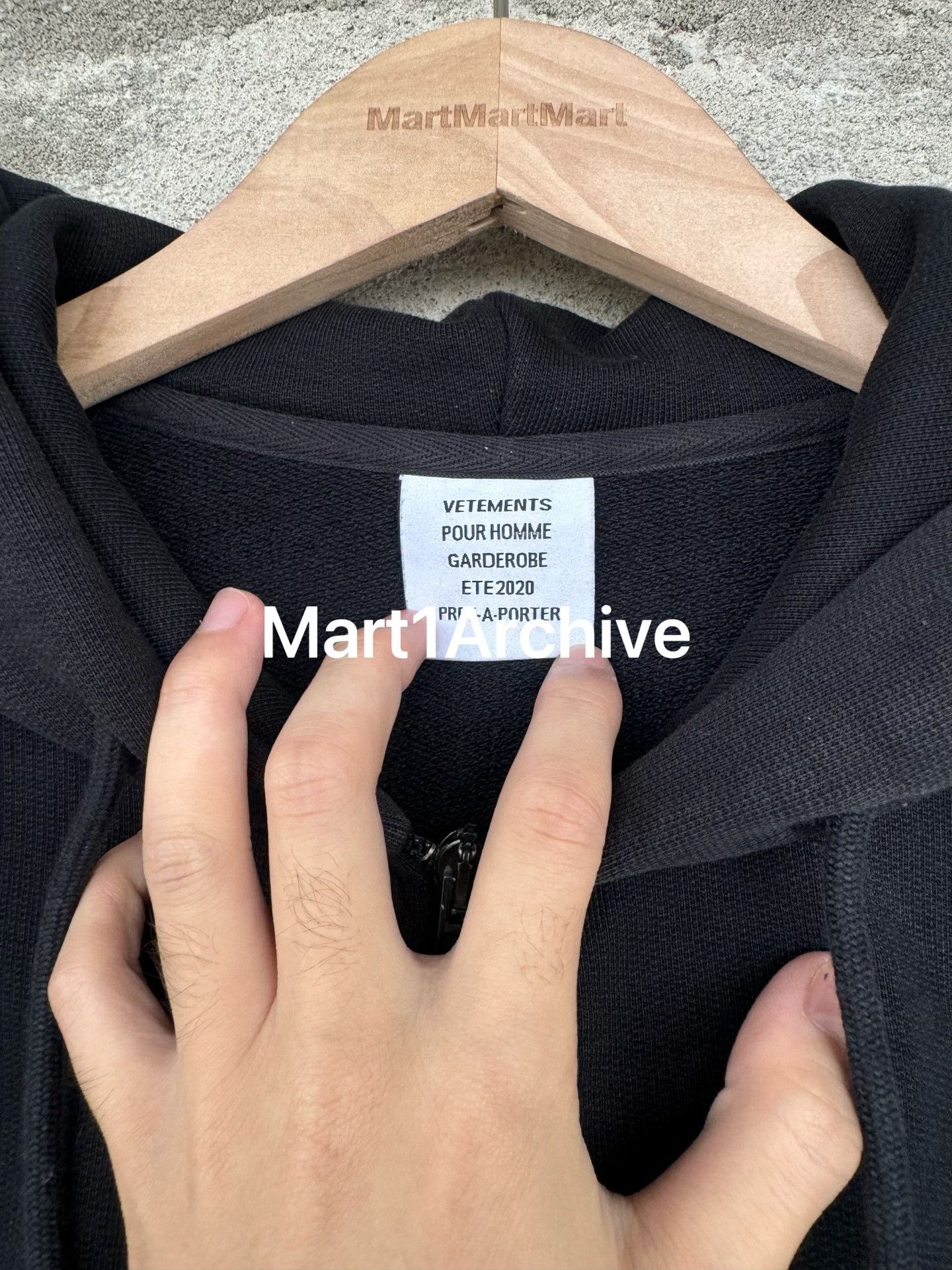 Vetements Vetements Dressmakers Patch Zip-Up Hoodie Size S Size US S / EU 44-46 / 1 - 6 Thumbnail