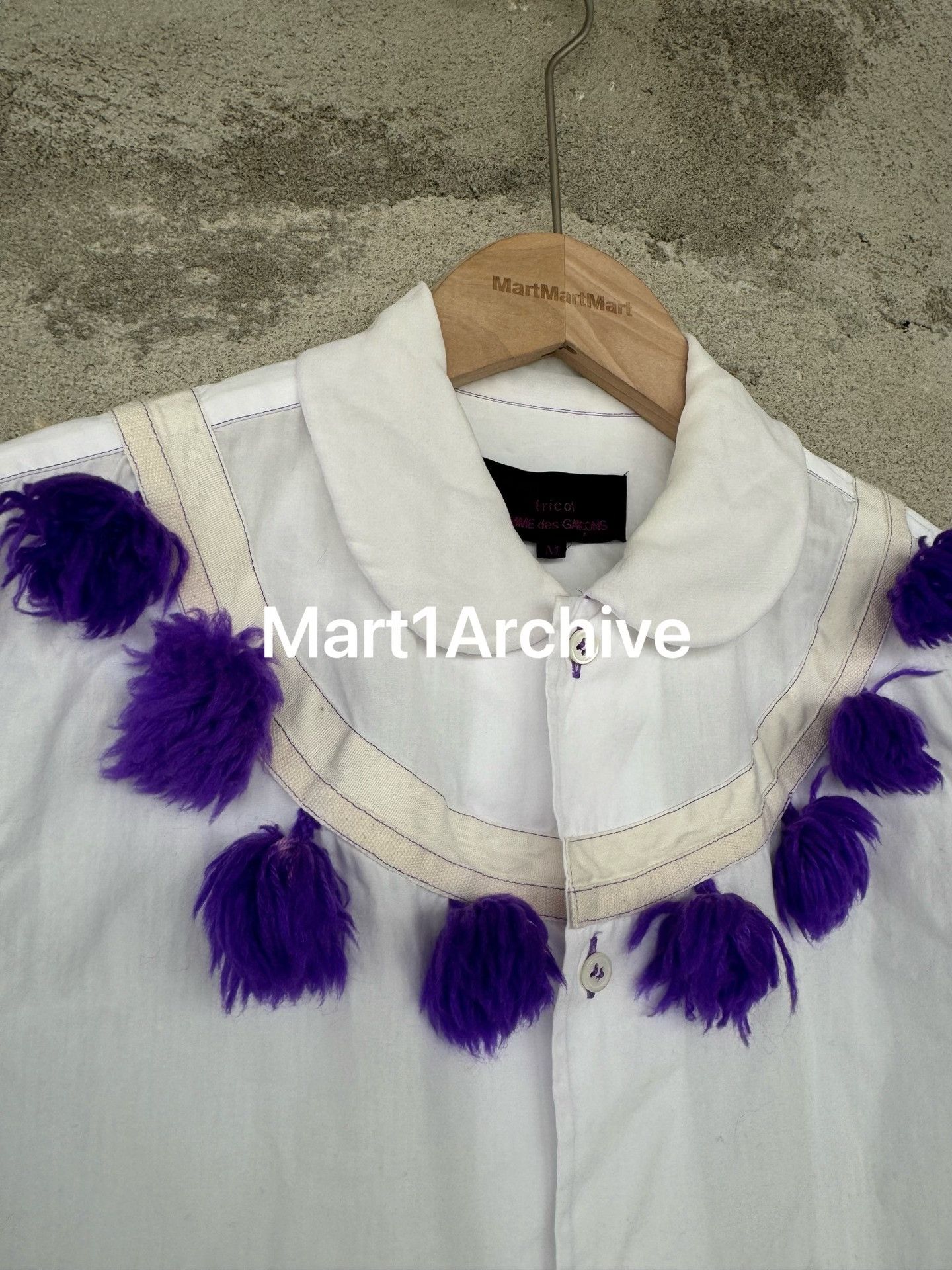 Comme des Garcons Comme Des Garçons Tricot Pom-Pom Button Up Shirt Size M Size M / US 6-8 / IT 42-44 - 4 Thumbnail