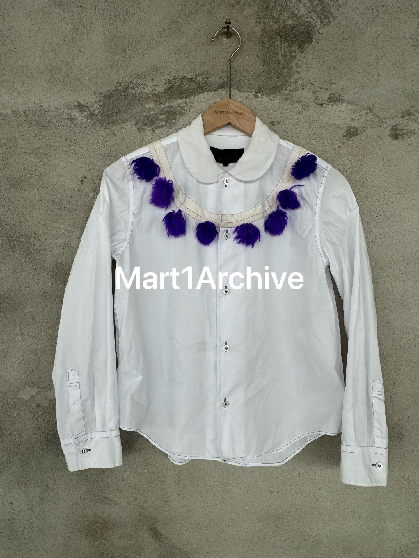 Comme des Garcons Comme Des Garçons Tricot Pom-Pom Button Up Shirt Size M Size M / US 6-8 / IT 42-44 - 2 Thumbnail