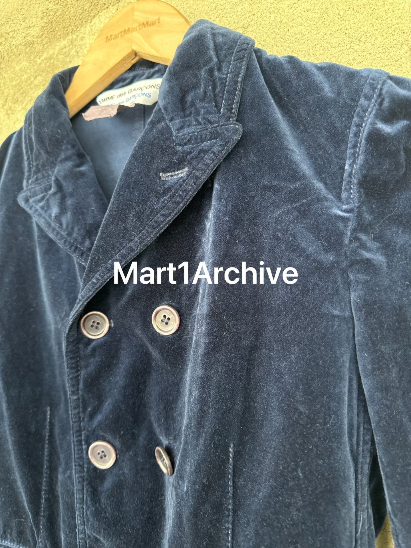 Comme des Garcons Comme des Garçons Velour Blazer Size S Size S / US 4 / IT 40 - 4 Thumbnail