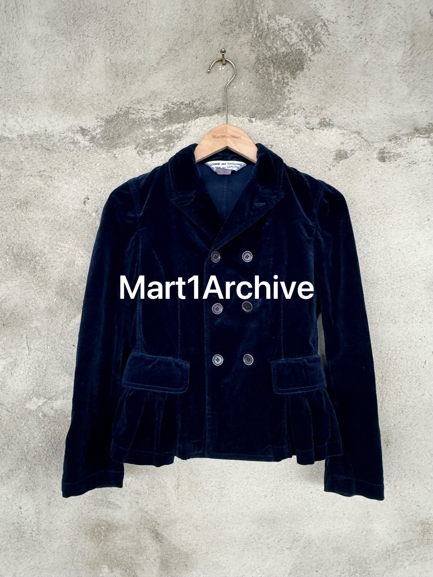 Comme des Garcons Comme des Garçons Velour Blazer Size S Size S / US 4 / IT 40 - 2 Thumbnail