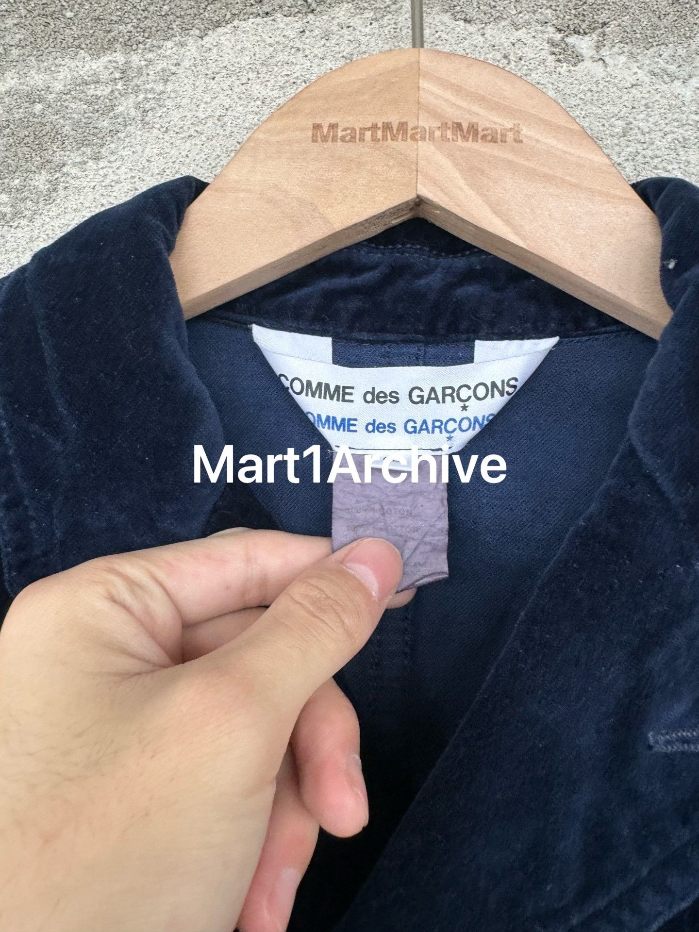 Comme des Garcons Comme des Garçons Velour Blazer Size S Size S / US 4 / IT 40 - 5 Thumbnail