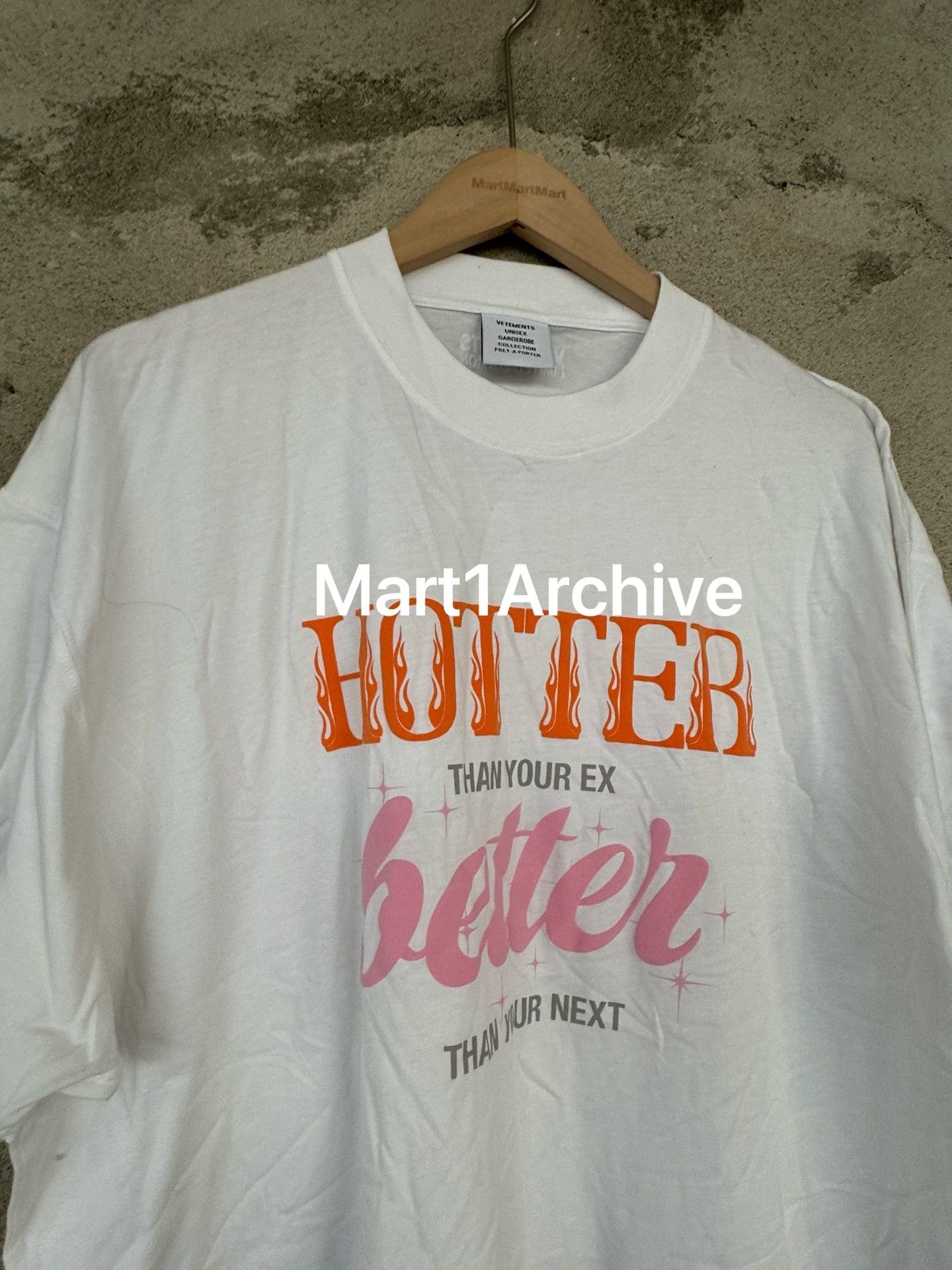 Vetements Vetements Hotter Than Your Ex T-Shirt Size S Size US S / EU 44-46 / 1 - 4 Thumbnail