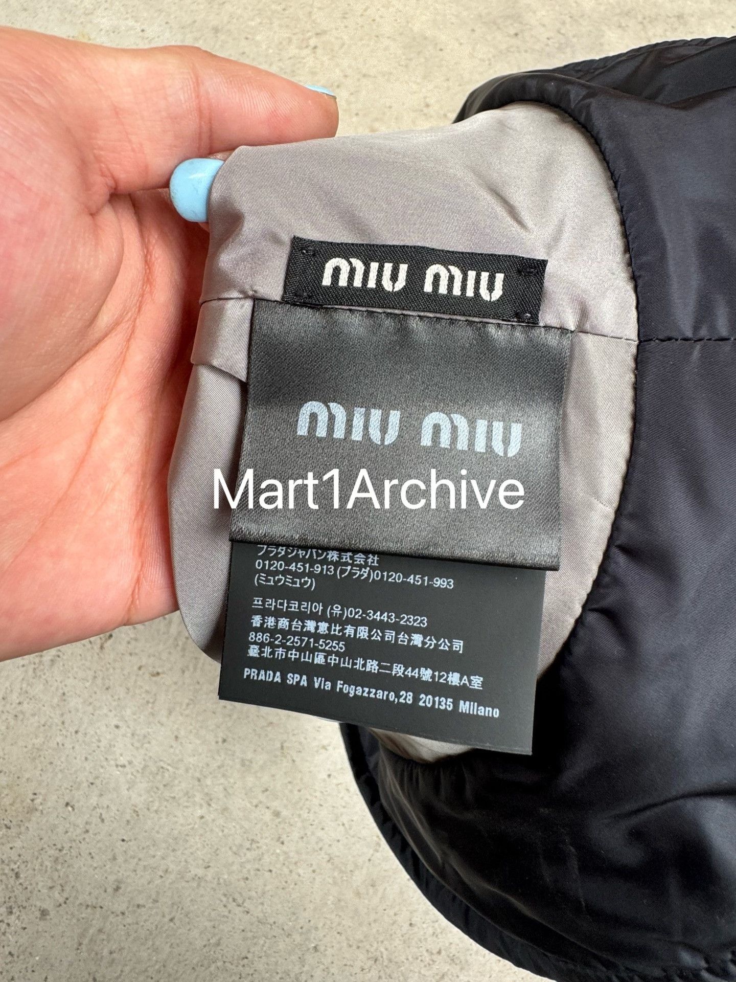 Miu Miu Miu Miu Nylon Logo Bucket Hat Size One Size Size ONE SIZE - 5 Thumbnail