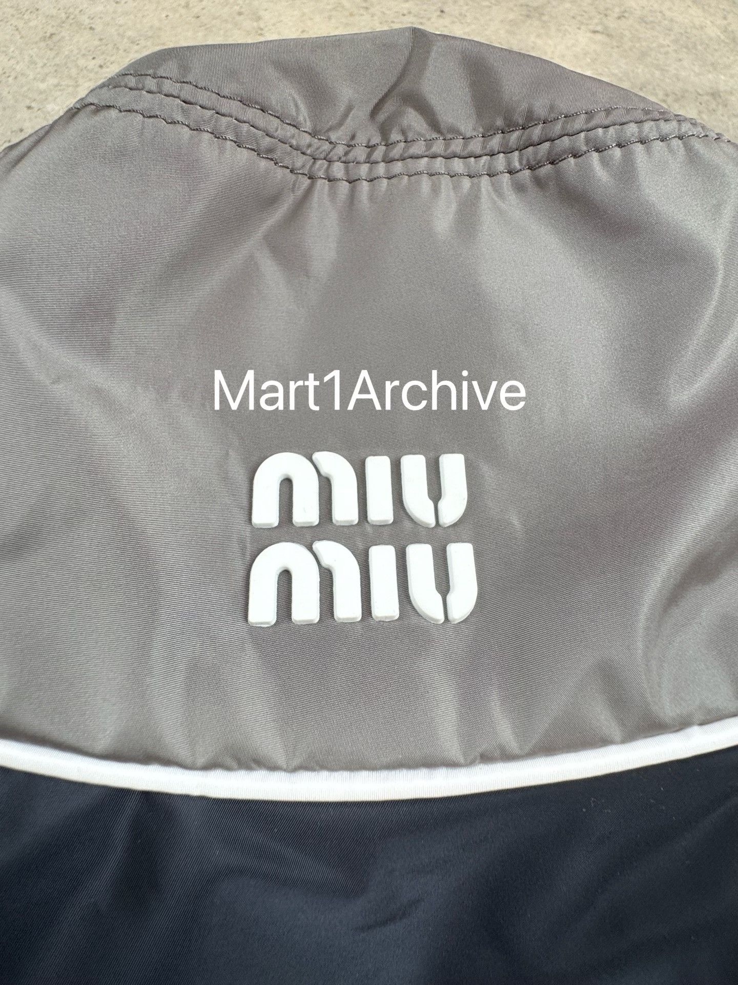Miu Miu Miu Miu Nylon Logo Bucket Hat Size One Size Size ONE SIZE - 3 Thumbnail