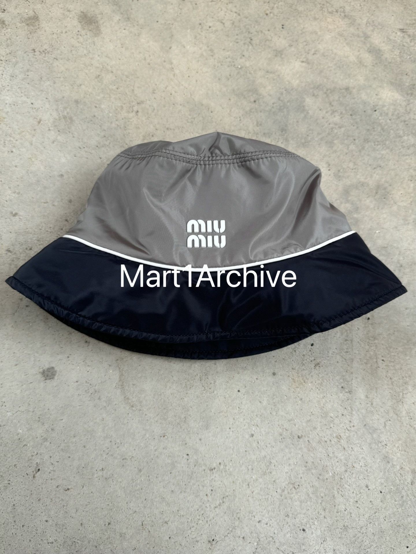 Miu Miu Miu Miu Nylon Logo Bucket Hat Size One Size Size ONE SIZE - 2 Thumbnail
