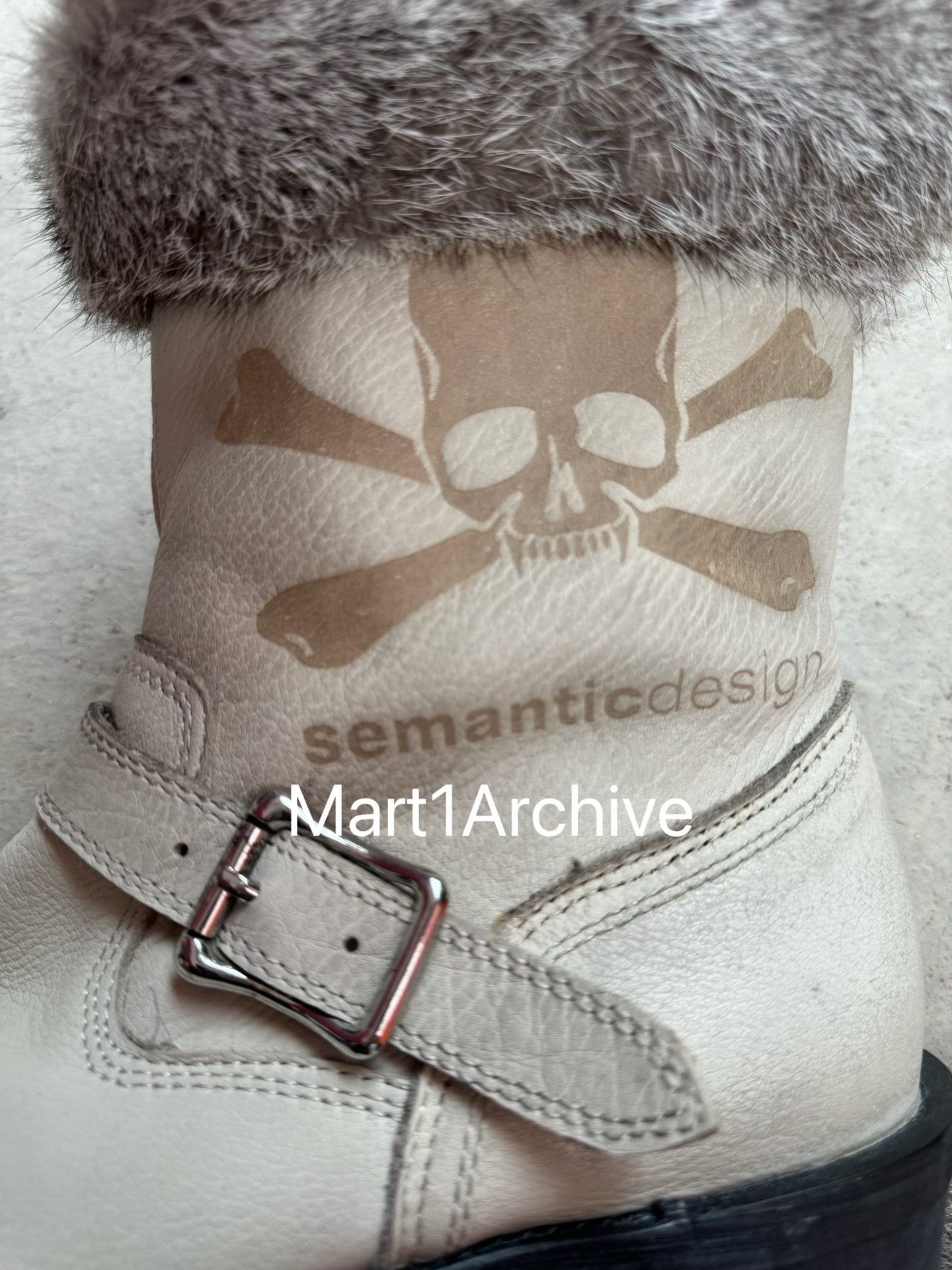 semanticdesign Semantic Design Skull Print Fur Boots Size 9 Size US 9 / EU 42 - 4 Thumbnail