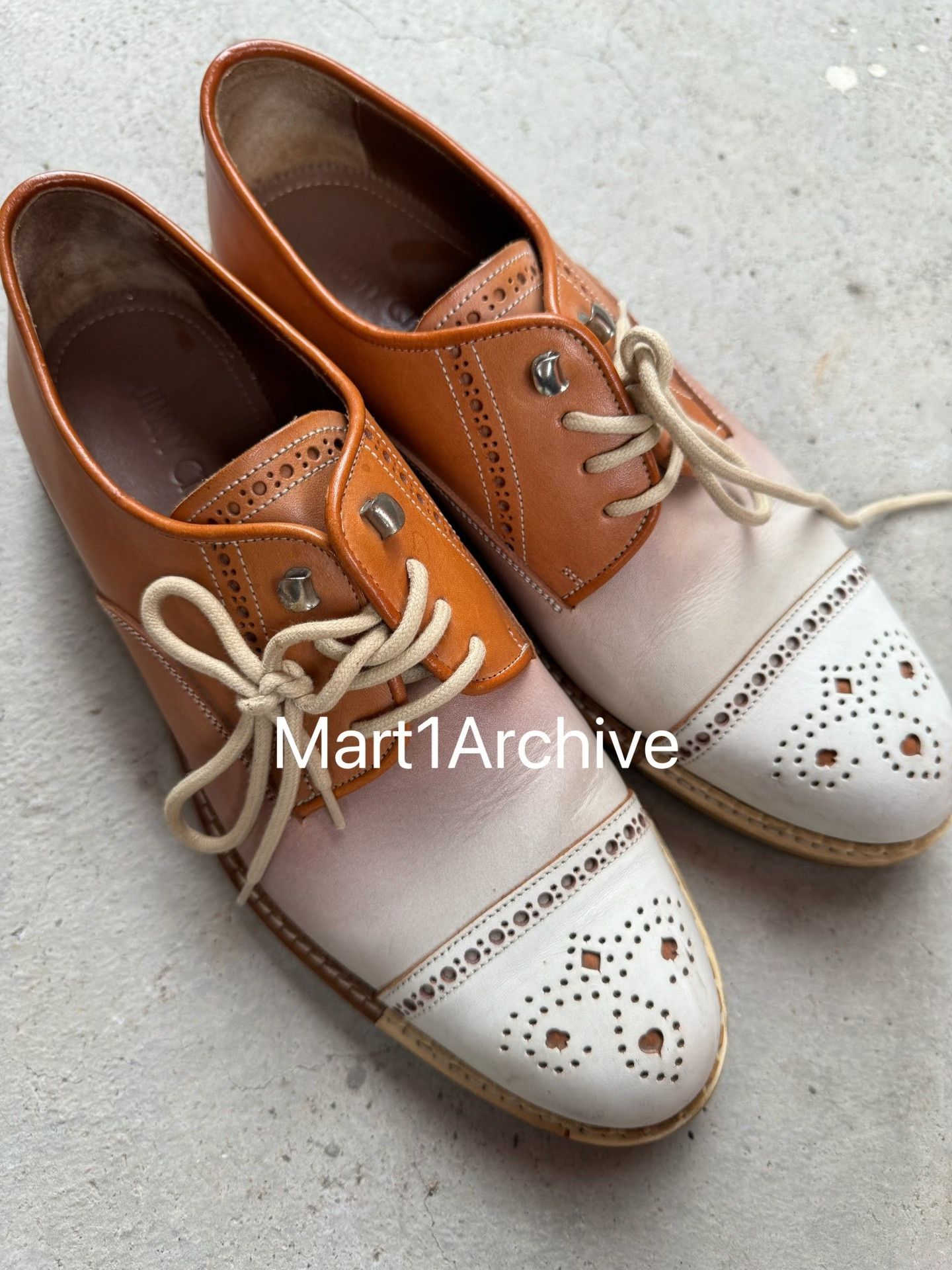 Jimmy Choo Jimmy Choo Gradient Brogue Derby Shoes US 9 Size US 9 / EU 42 - 2 Thumbnail