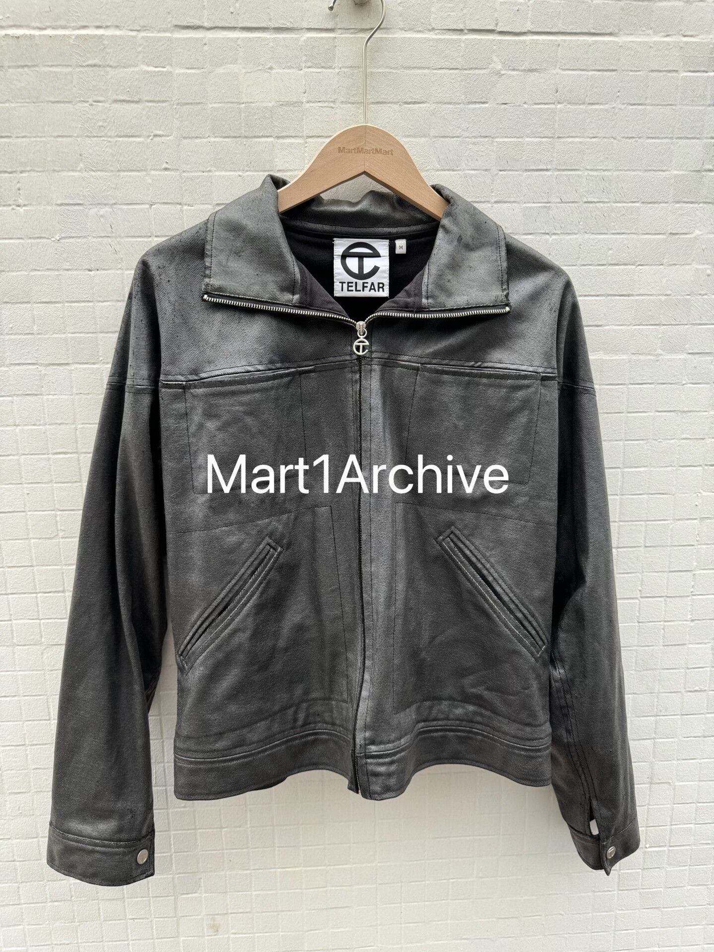 Telfar Telfar Waxed Cotton Jacket Size M Size US M / EU 48-50 / 2 - 2 Thumbnail