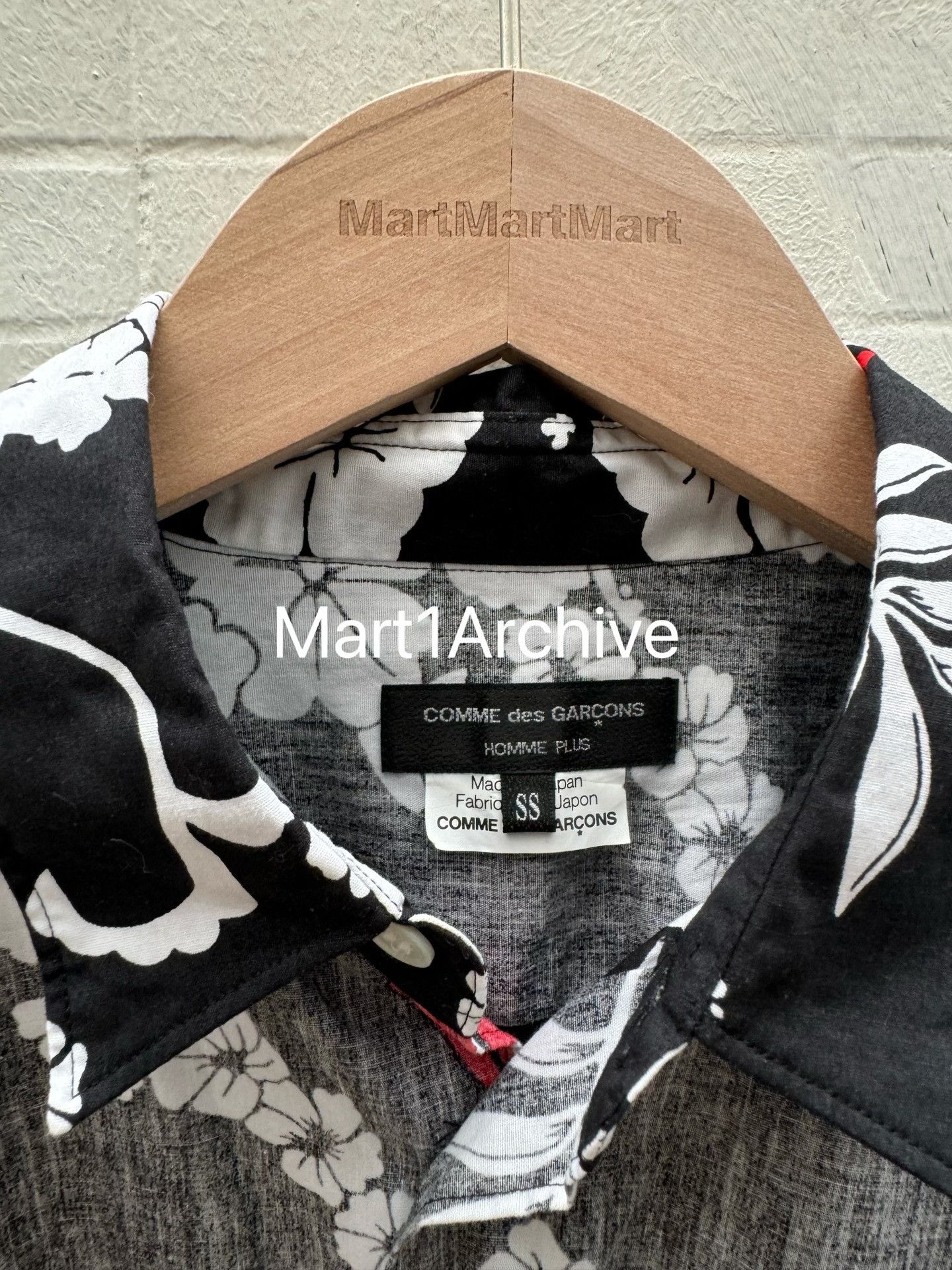 Comme des Garcons Comme des Garçons Homme Plus Rolling Stones Floral Shirt XS Size US XS / EU 42 / 0 - 5 Thumbnail