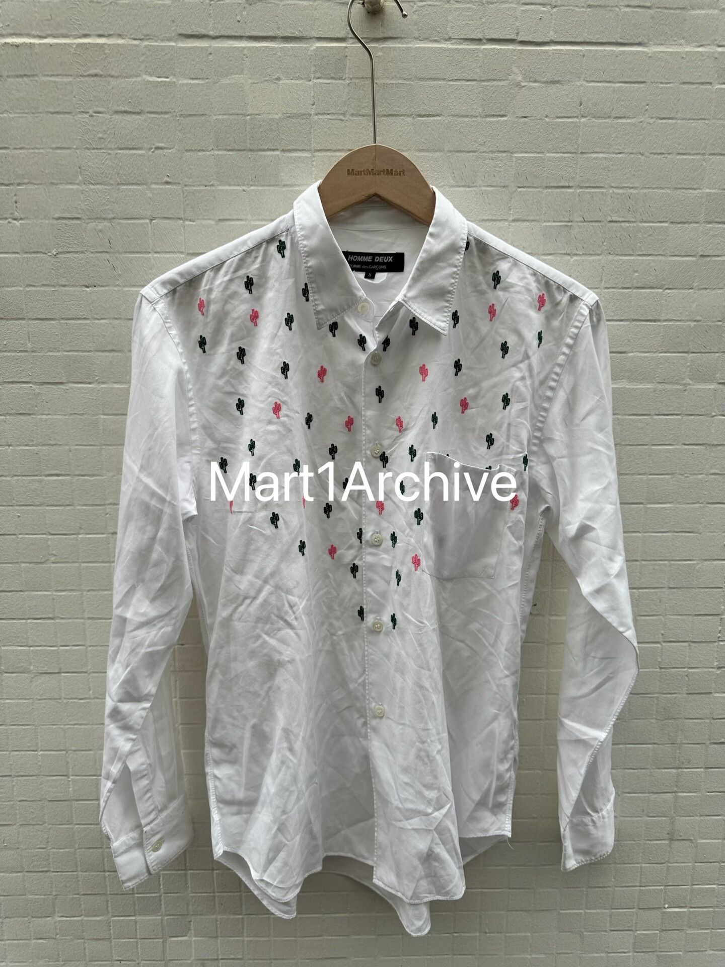 Comme des Garcons Comme Des Garçons Homme Deux Cactus Shirt Size S Size US S / EU 44-46 / 1 - 2 Thumbnail