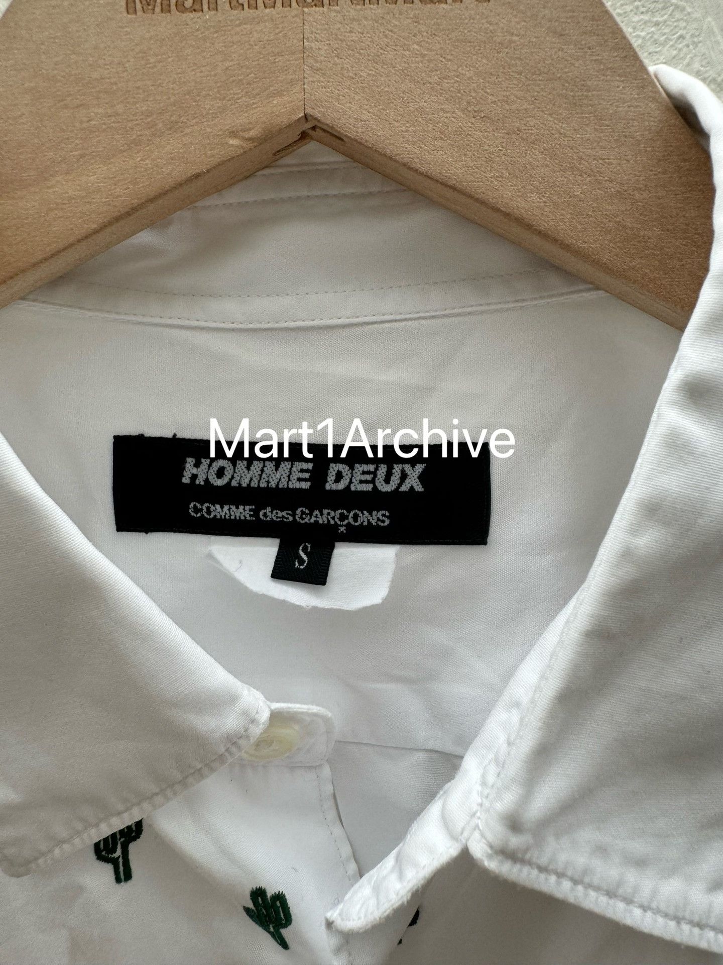 Comme des Garcons Comme Des Garçons Homme Deux Cactus Shirt Size S Size US S / EU 44-46 / 1 - 5 Thumbnail