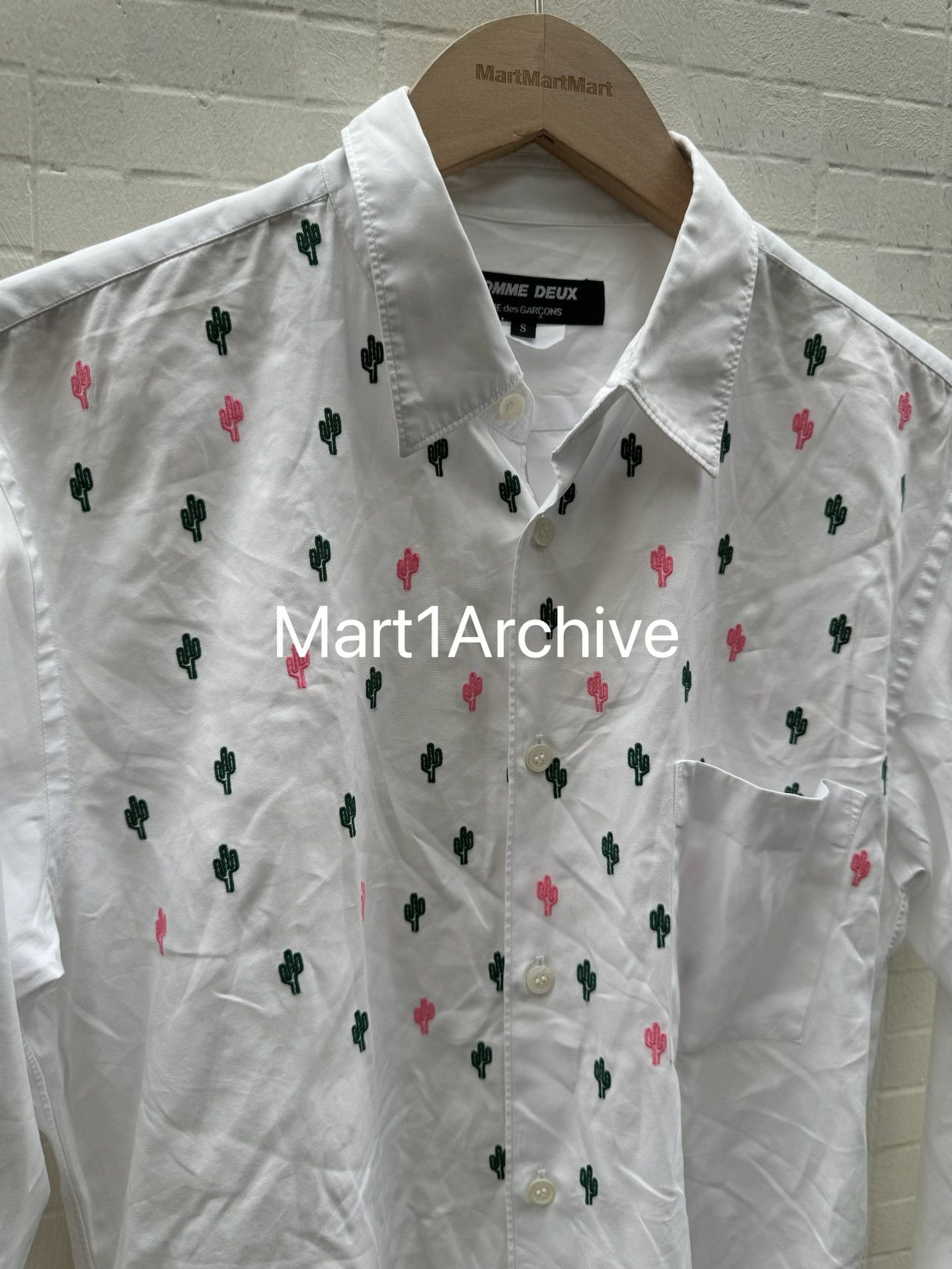Comme des Garcons Comme Des Garçons Homme Deux Cactus Shirt Size S Size US S / EU 44-46 / 1 - 4 Thumbnail