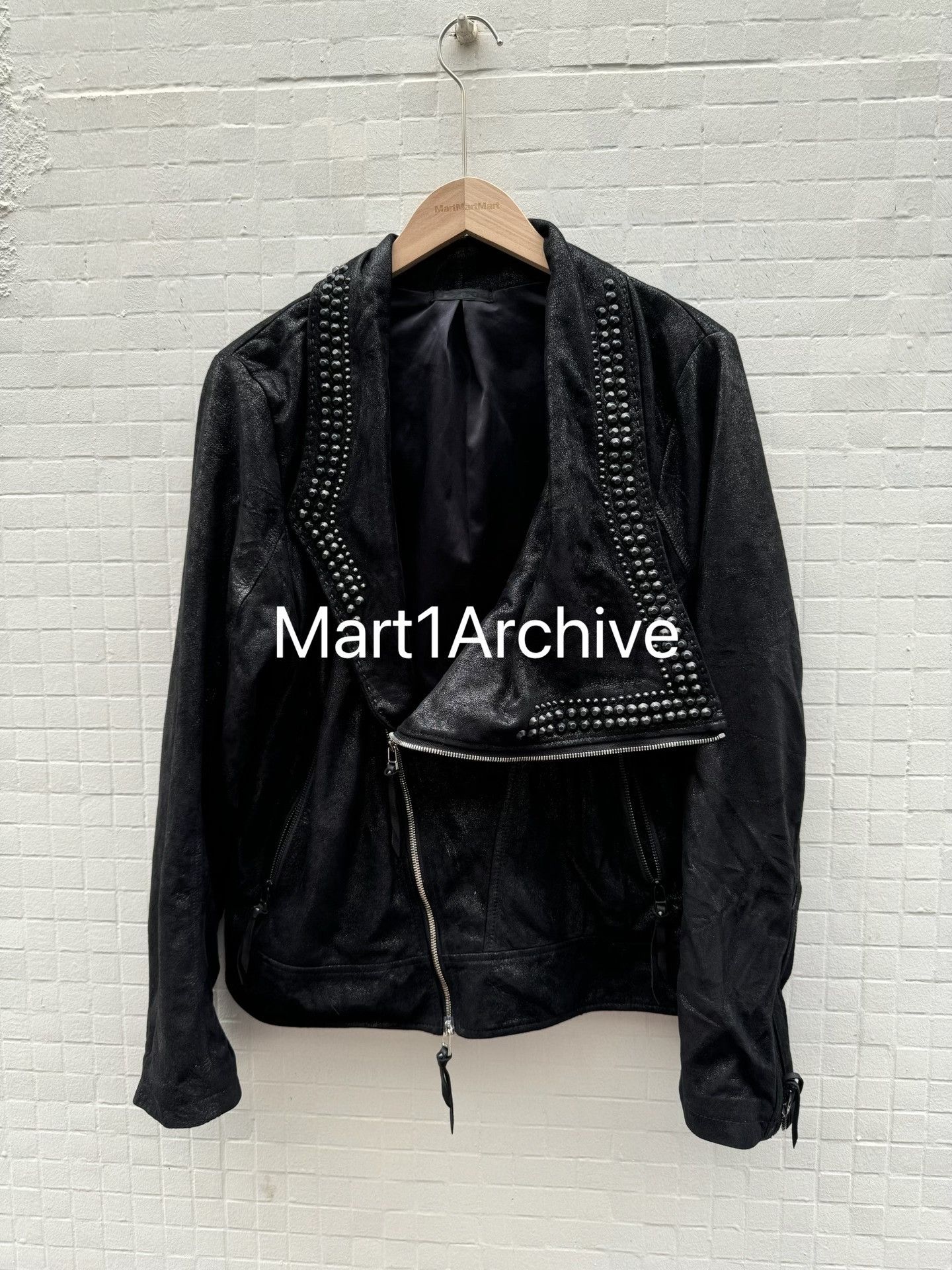 KMRii KMRii Studded Sheepskin Leather Jacket Size 3 Size US L / EU 52-54 / 3 - 3 Thumbnail