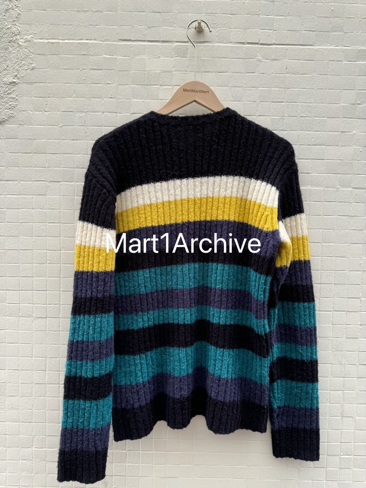 PPFM PPFM Striped V-Neck Sweater Size M Size US M / EU 48-50 / 2 - 3 Thumbnail