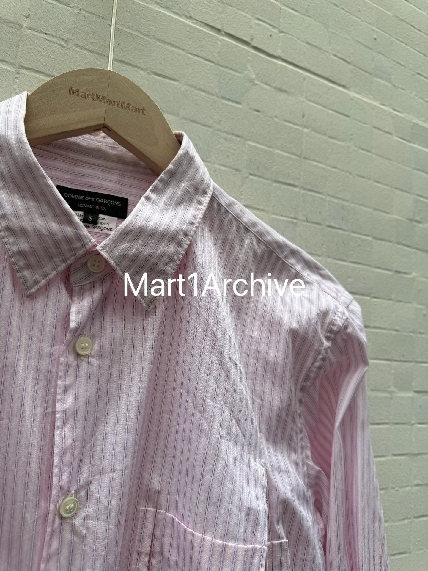 Comme des Garcons Comme Des Garçons Homme Plus Striped Shirt Size S Size US S / EU 44-46 / 1 - 3 Thumbnail