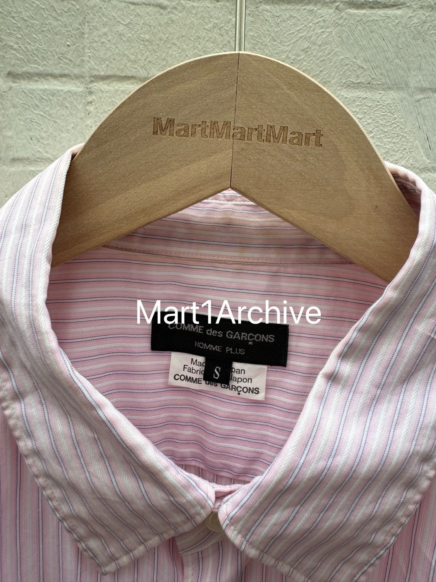 Comme des Garcons Comme Des Garçons Homme Plus Striped Shirt Size S Size US S / EU 44-46 / 1 - 6 Thumbnail