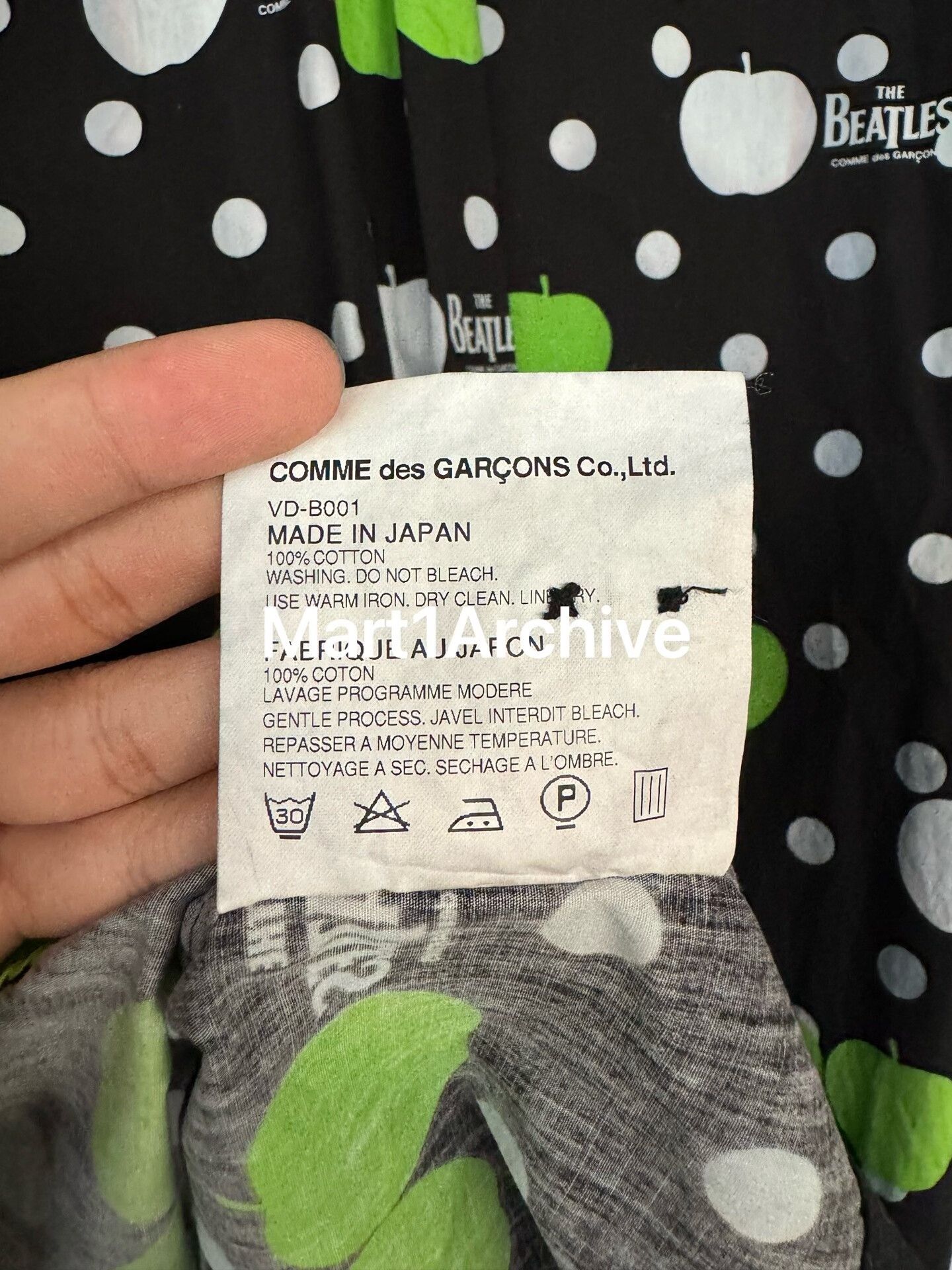 Comme des Garcons Comme des Garçons x The Beatles Apple Print Shirt XXL Size US XXL / EU 58 / 5 - 8 Thumbnail