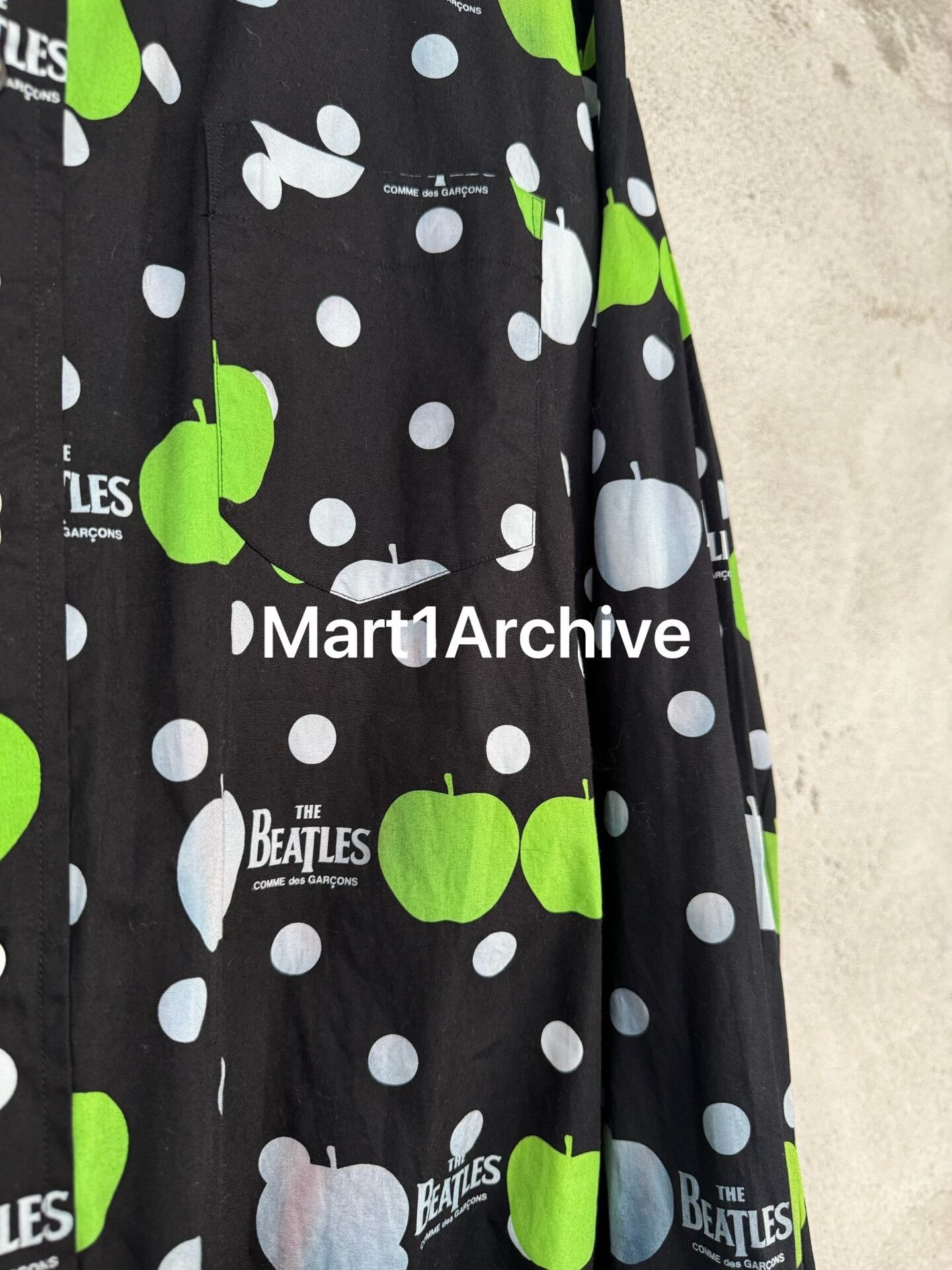 Comme des Garcons Comme des Garçons x The Beatles Apple Print Shirt XXL Size US XXL / EU 58 / 5 - 4 Thumbnail