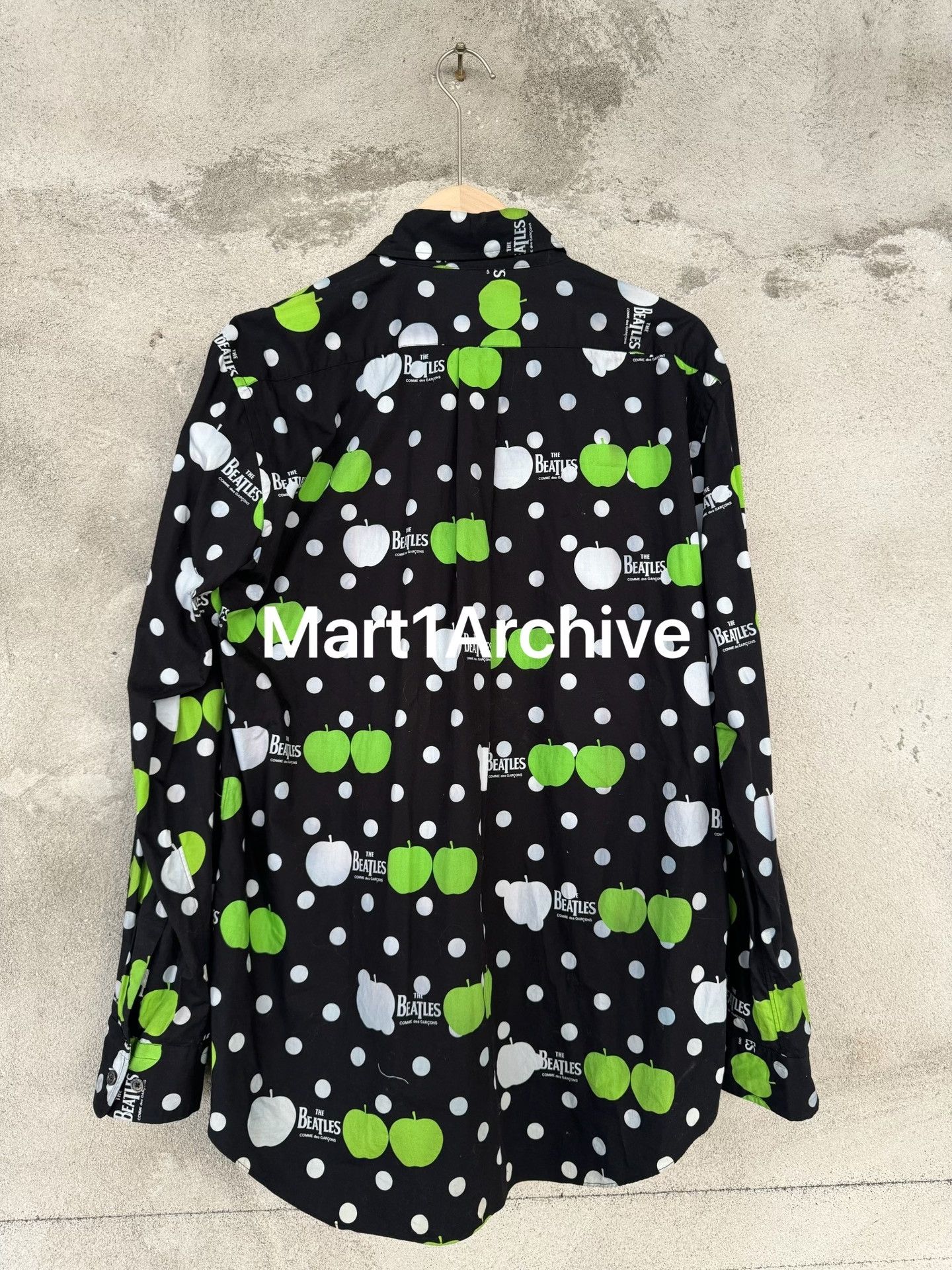 Comme des Garcons Comme des Garçons x The Beatles Apple Print Shirt XXL Size US XXL / EU 58 / 5 - 3 Thumbnail