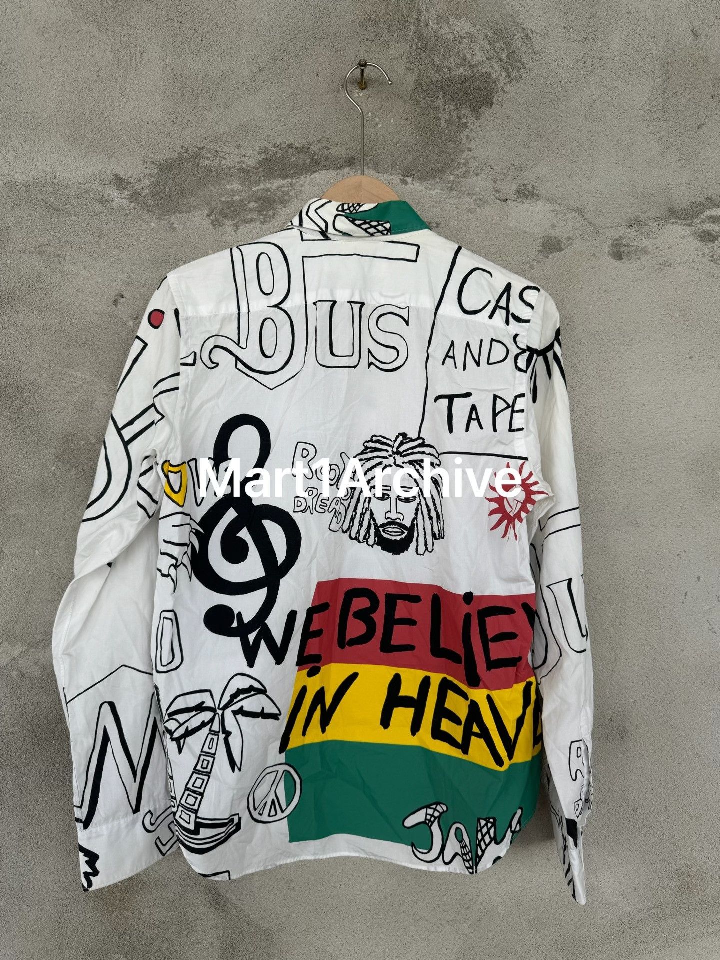 Junya Watanabe Junya Watanabe Comme des Garçons Graffiti Shirt Size M Size US M / EU 48-50 / 2 - 3 Thumbnail