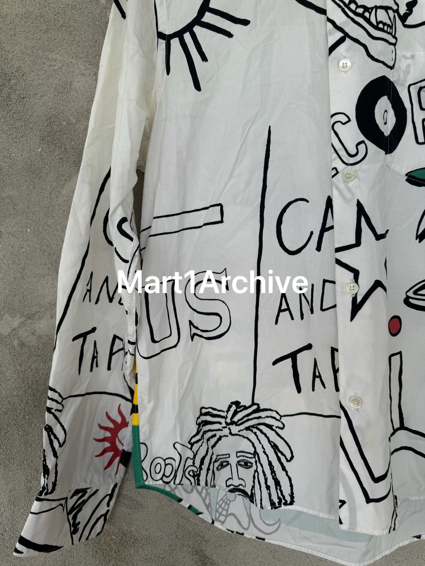 Junya Watanabe Junya Watanabe Comme des Garçons Graffiti Shirt Size M Size US M / EU 48-50 / 2 - 5 Thumbnail