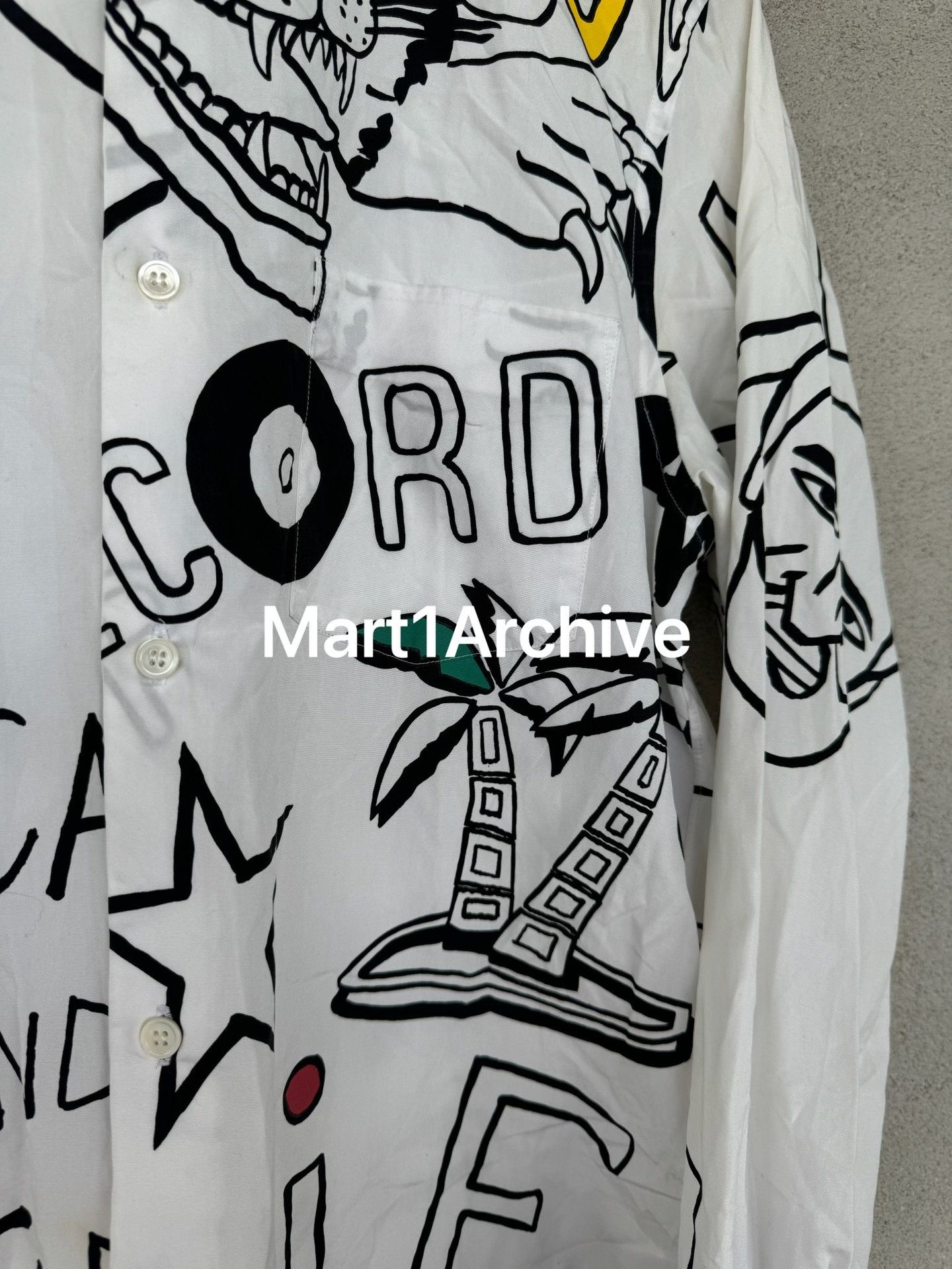 Junya Watanabe Junya Watanabe Comme des Garçons Graffiti Shirt Size M Size US M / EU 48-50 / 2 - 4 Thumbnail