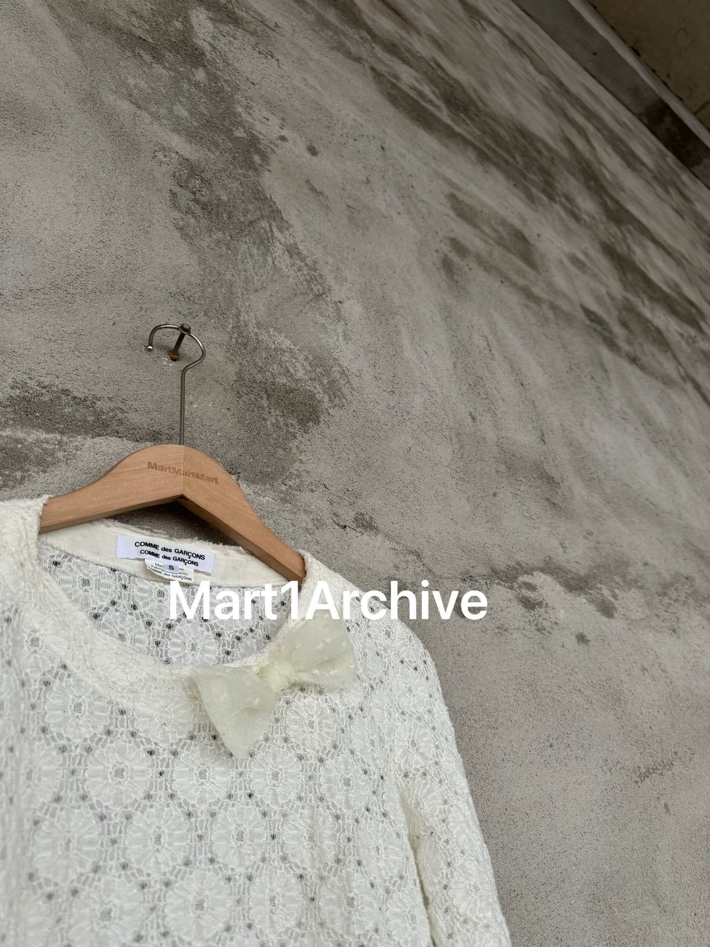 Comme des Garcons Comme des Garçons Lace Bow Long Sleeve Top Size S Size S / US 4 / IT 40 - 4 Thumbnail