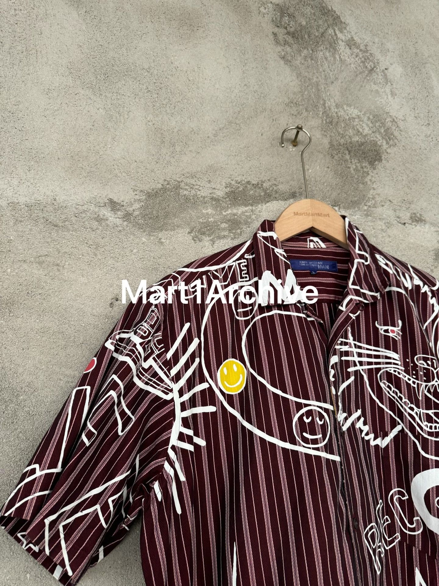 Junya Watanabe Junya Watanabe Graphic Print Button Up Shirt Size L Size US L / EU 52-54 / 3 - 7 Thumbnail