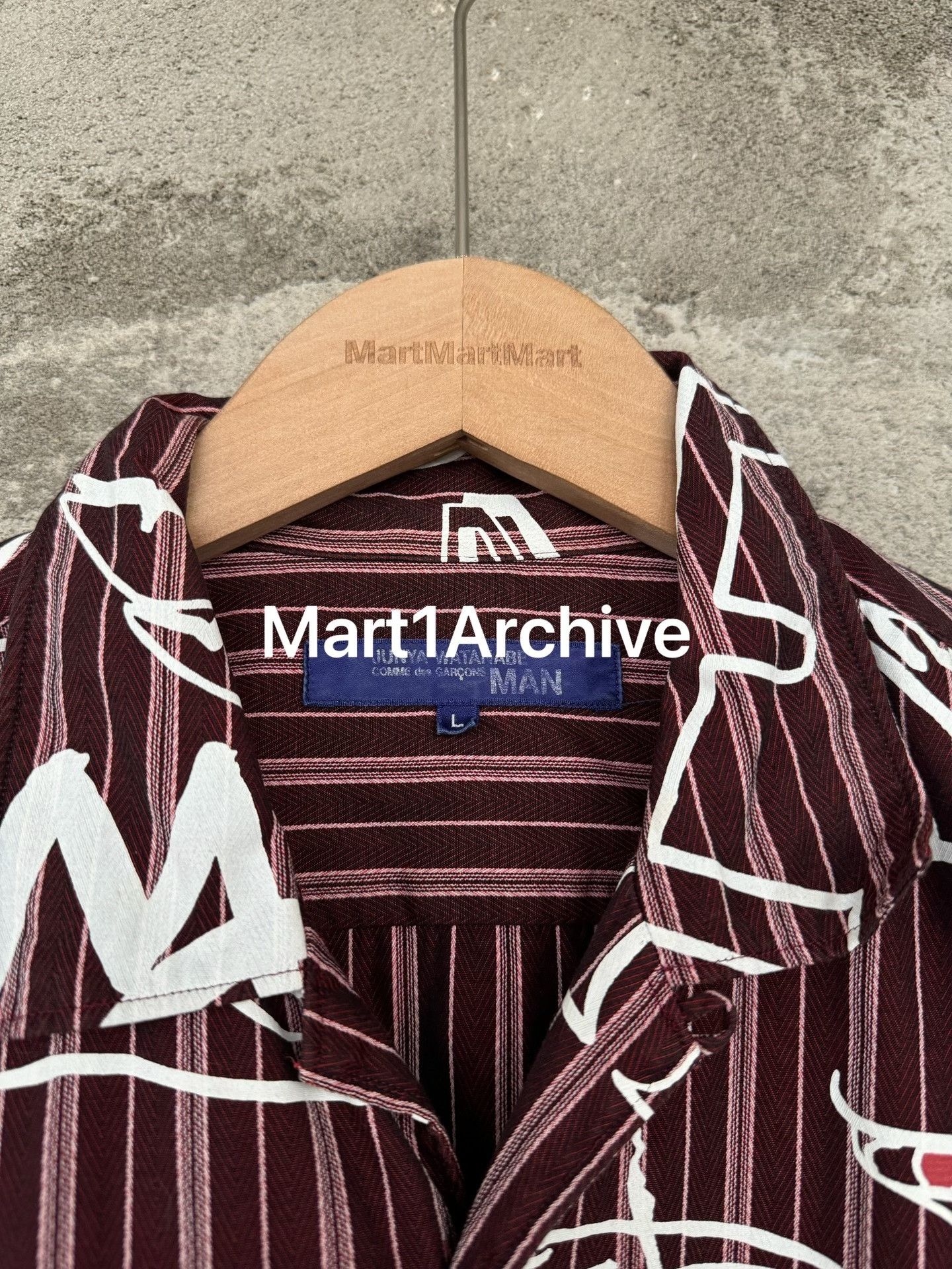 Junya Watanabe Junya Watanabe Graphic Print Button Up Shirt Size L Size US L / EU 52-54 / 3 - 8 Thumbnail