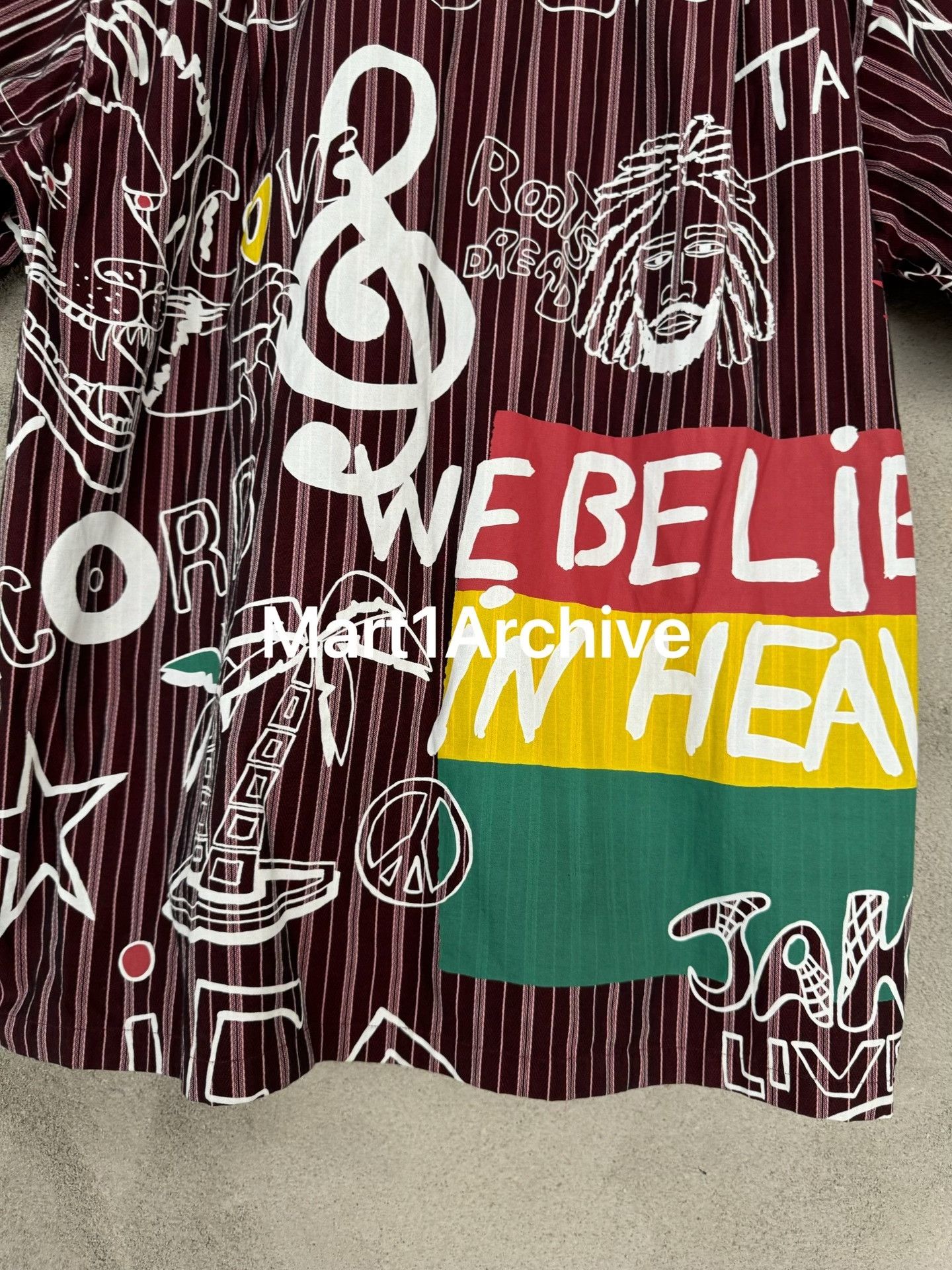 Junya Watanabe Junya Watanabe Graphic Print Button Up Shirt Size L Size US L / EU 52-54 / 3 - 6 Thumbnail