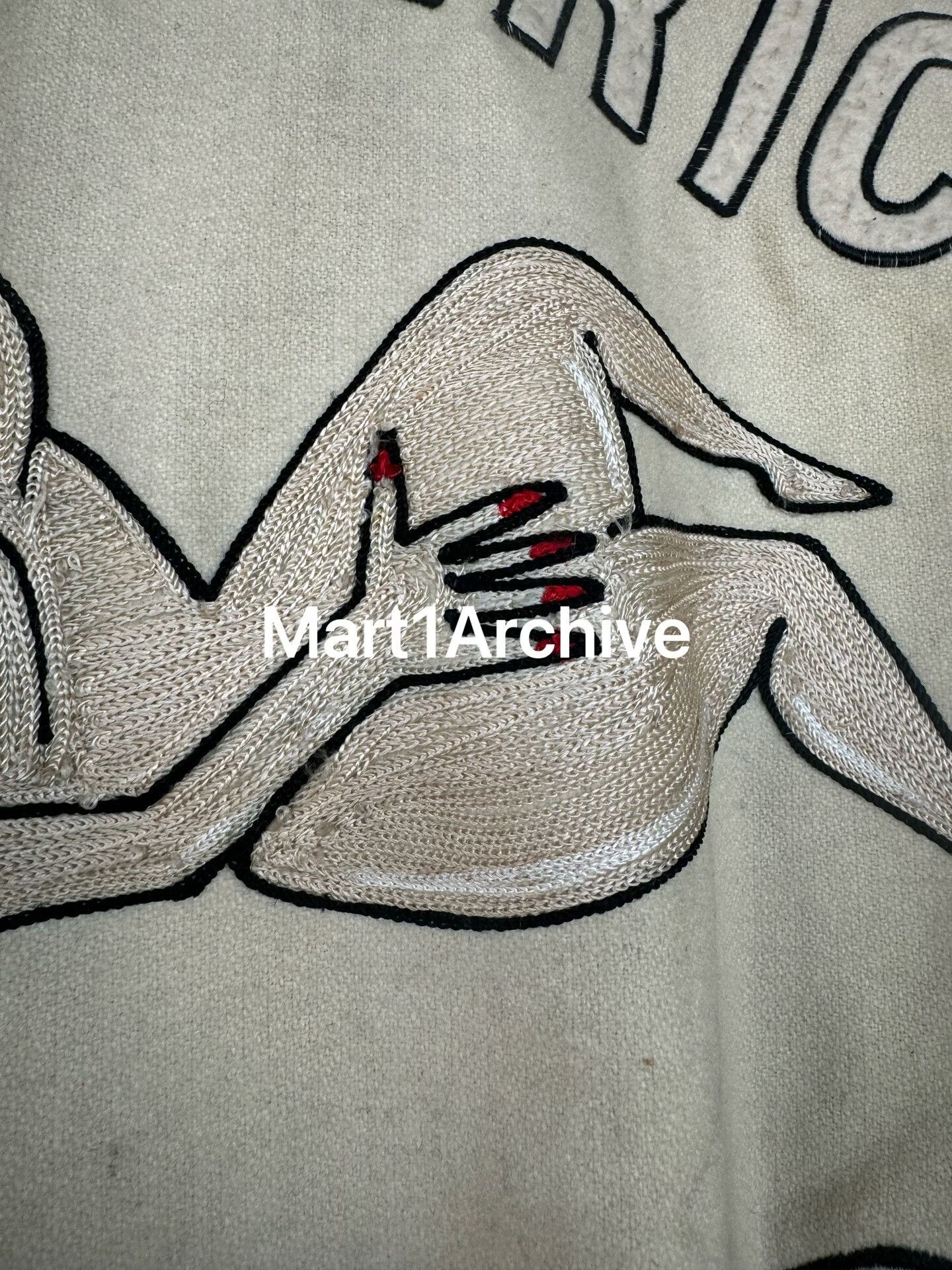 Hysteric Glamour Hysteric Glamour Nude Girl Varsity Jacket Size M Size US M / EU 48-50 / 2 - 6 Thumbnail